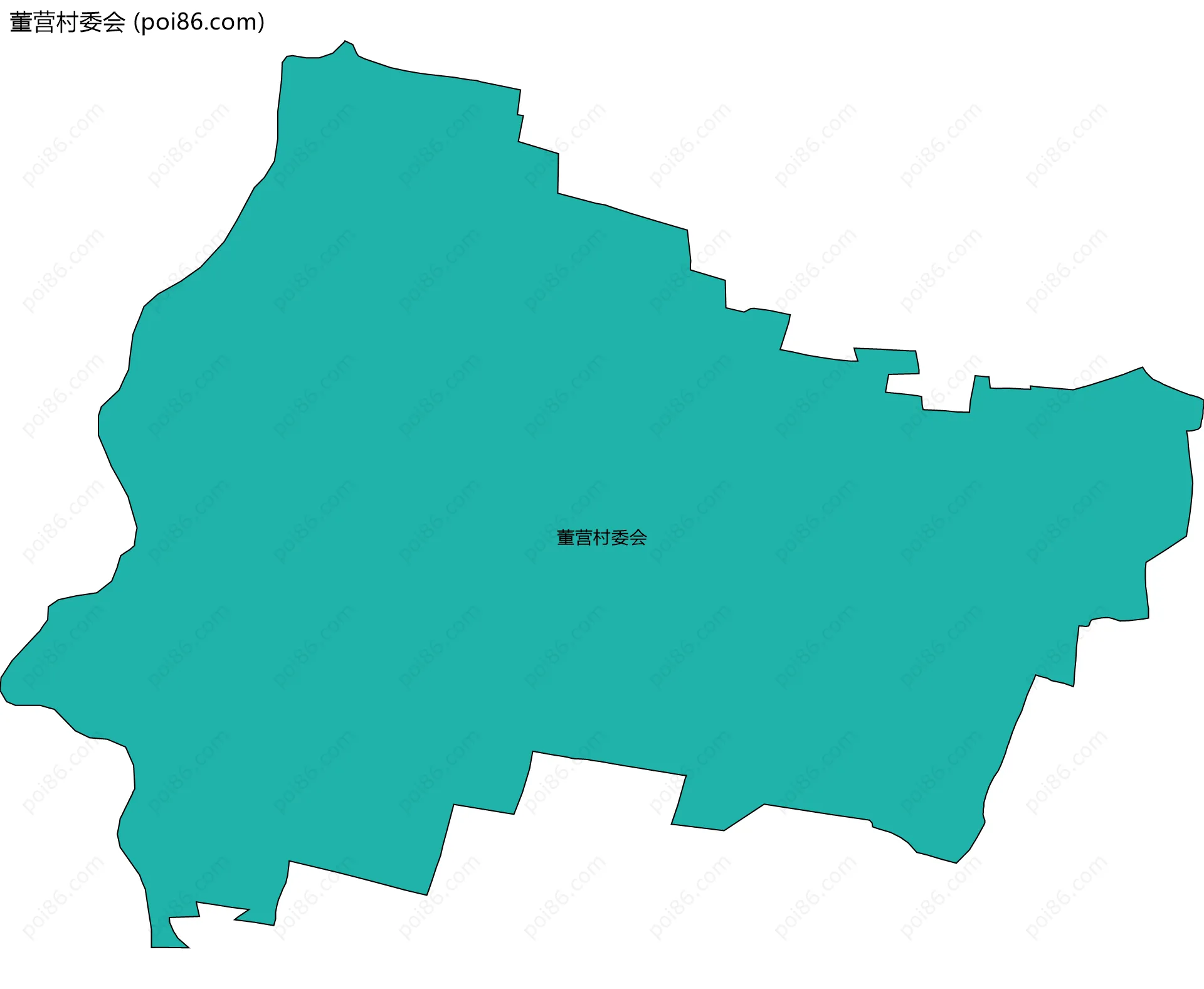 董营村委会边界地图