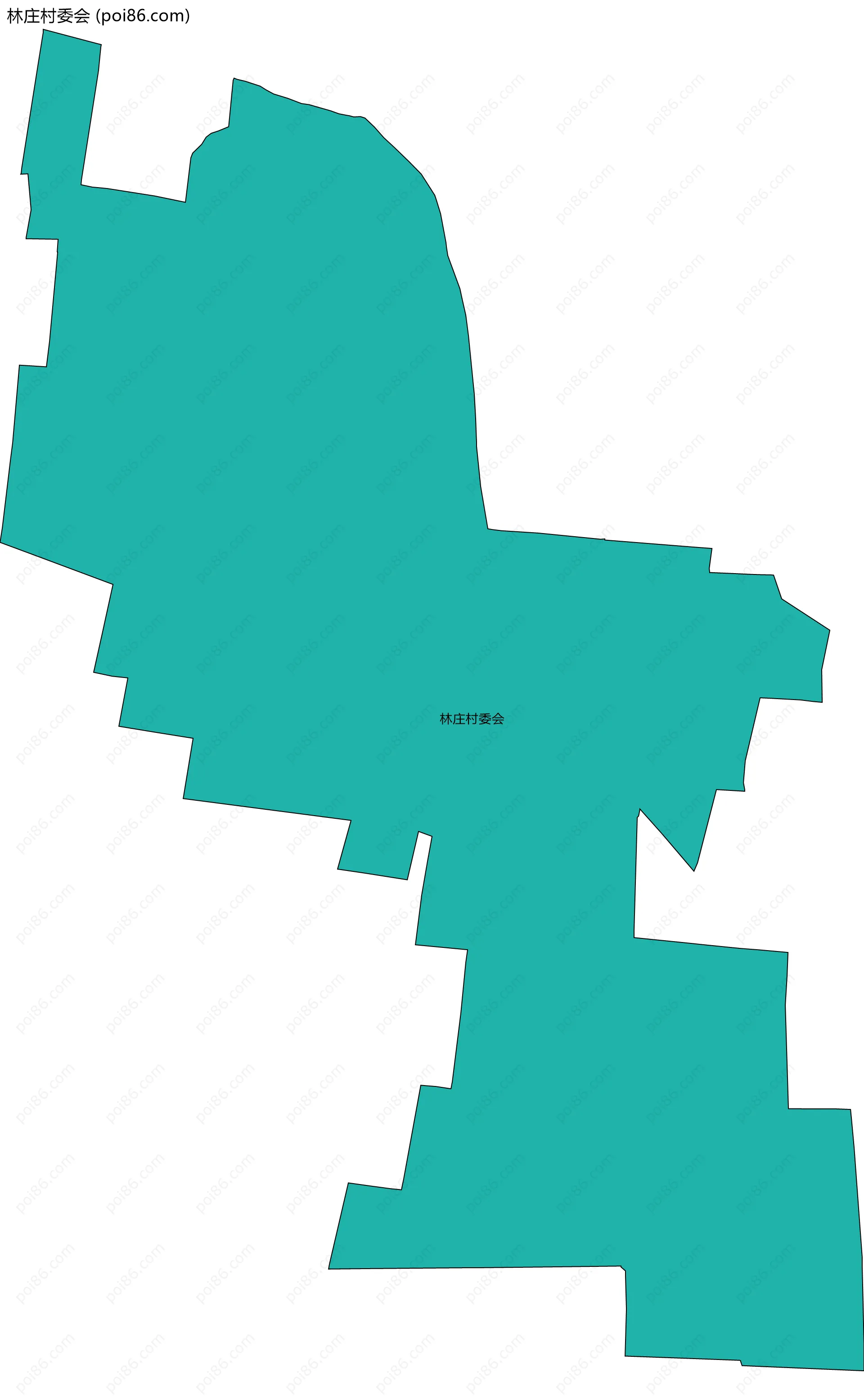 林庄村委会边界地图