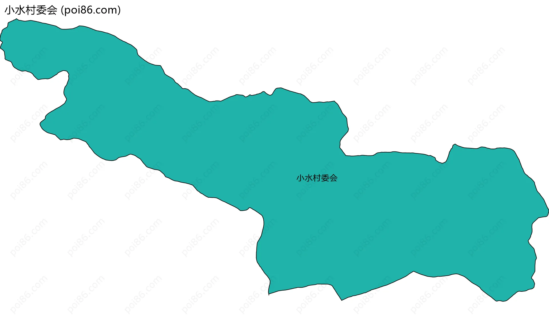 小水村委会边界地图