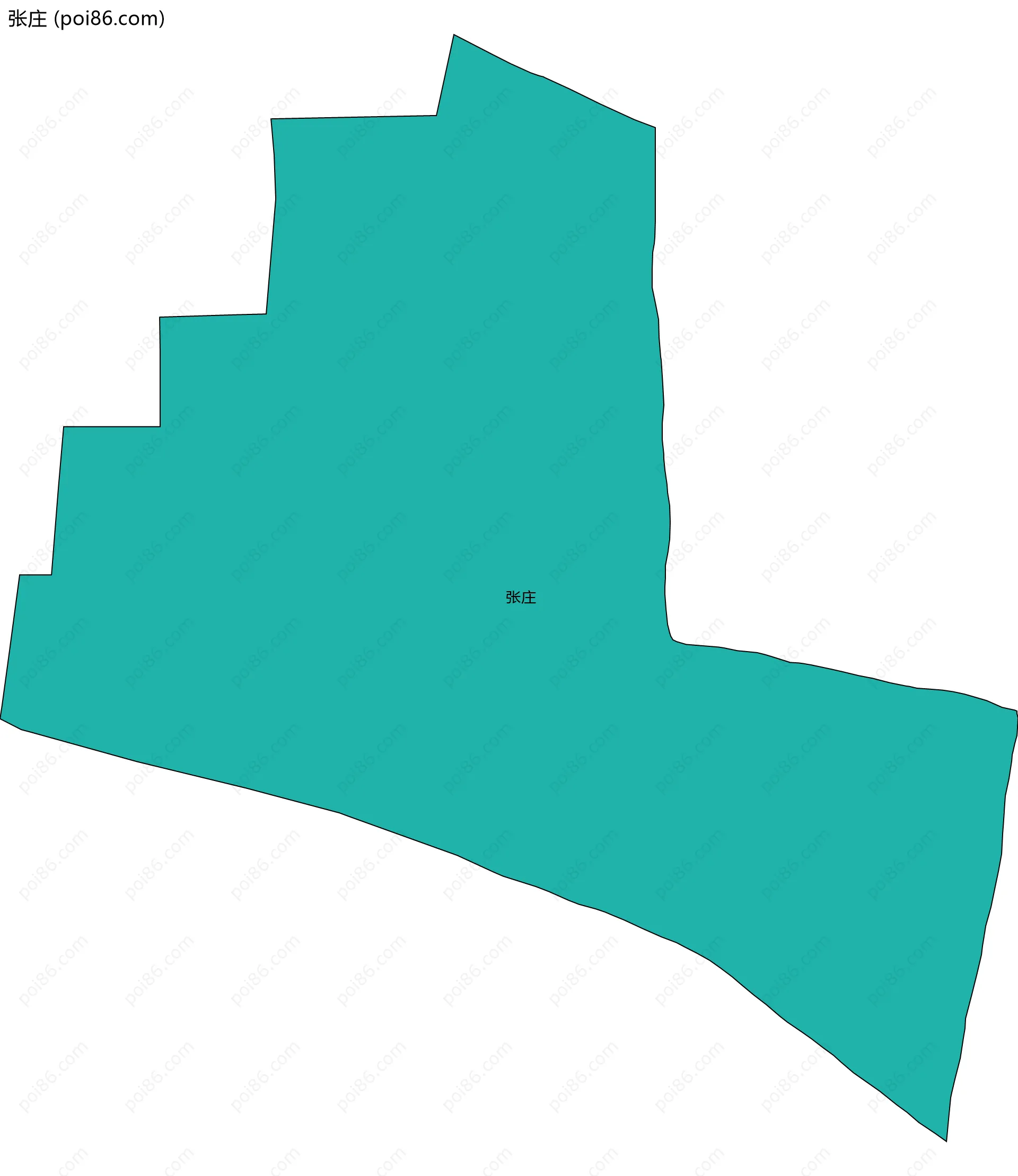 张庄边界地图