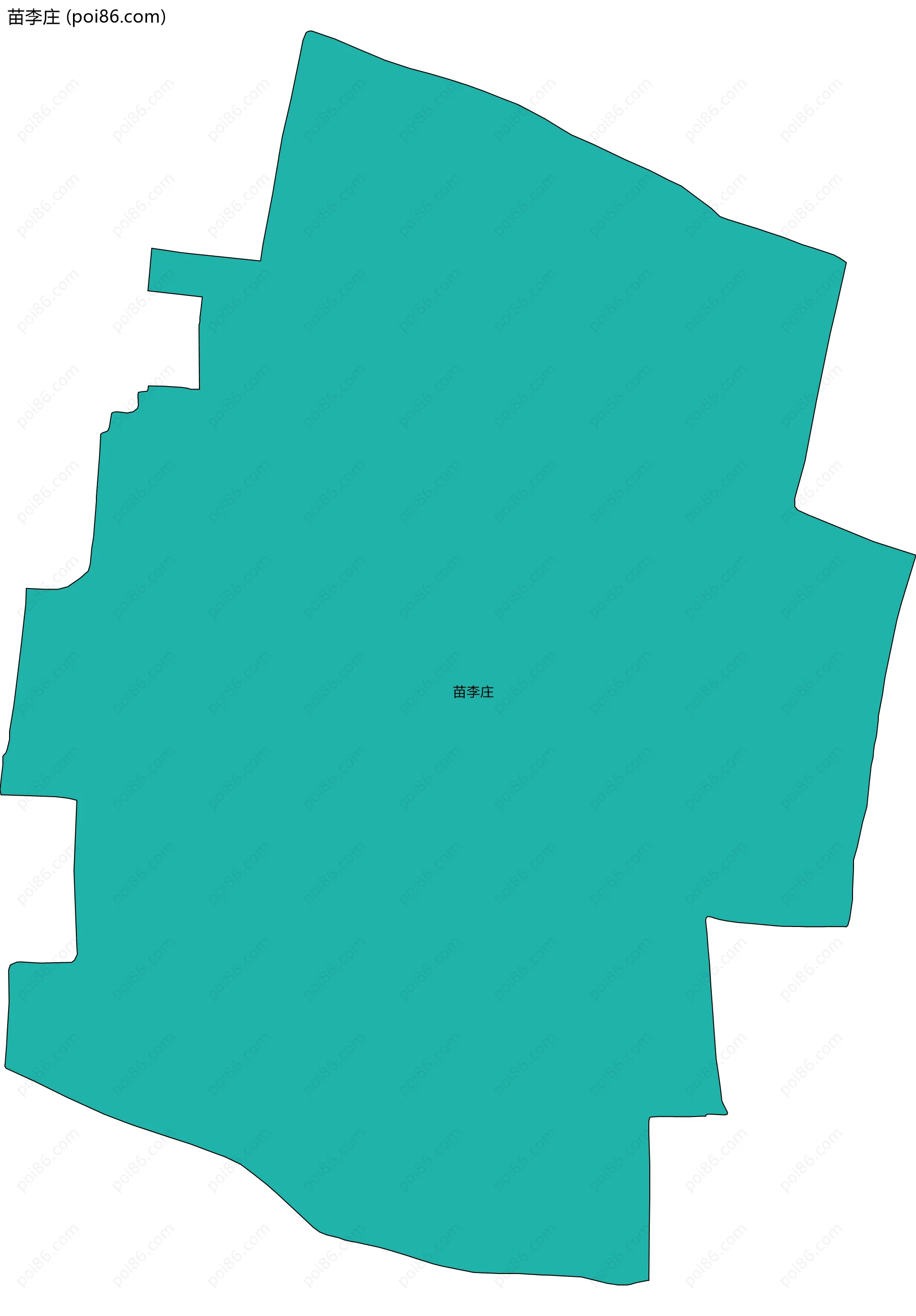 苗李庄边界地图