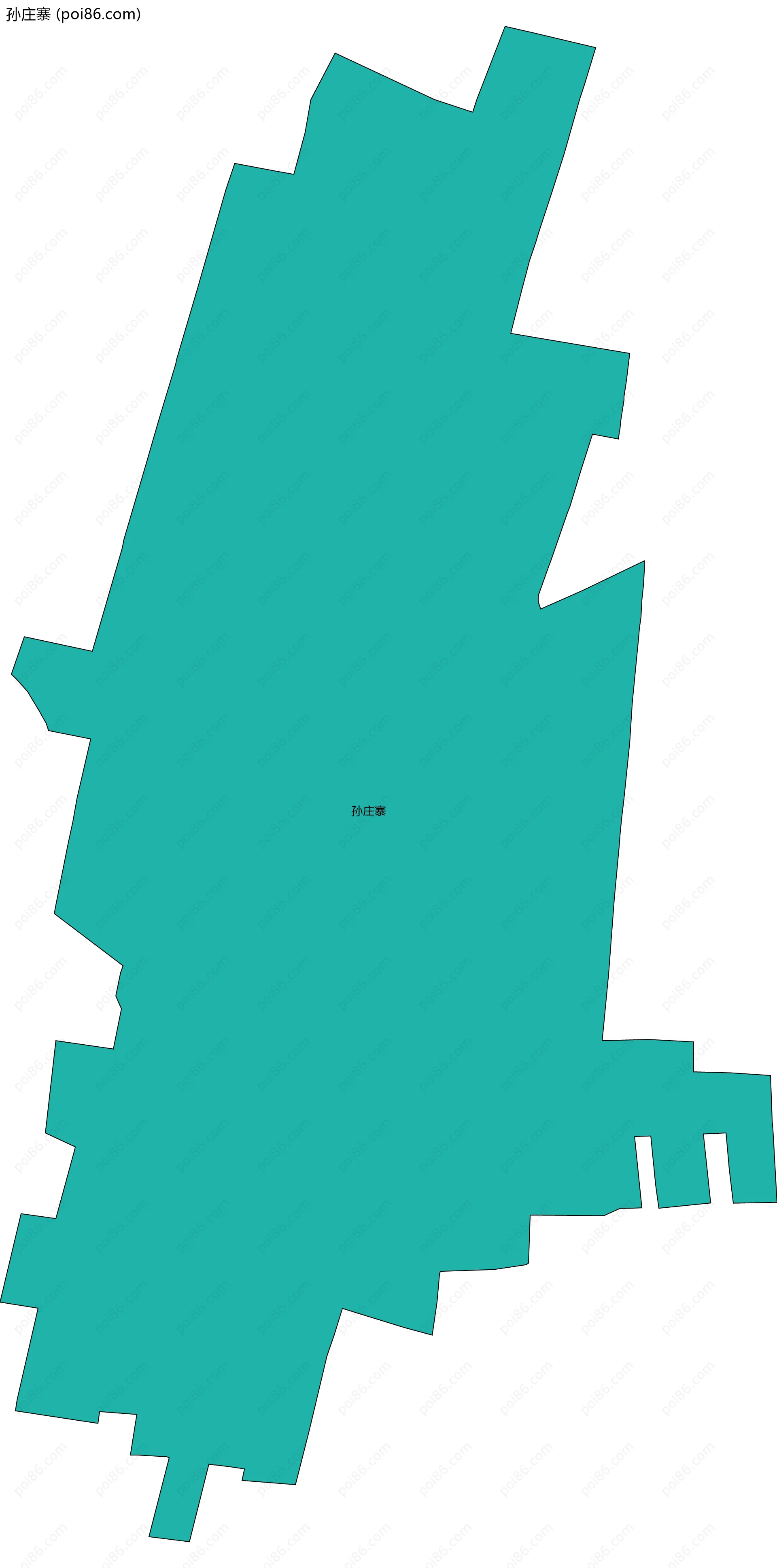 孙庄寨边界地图