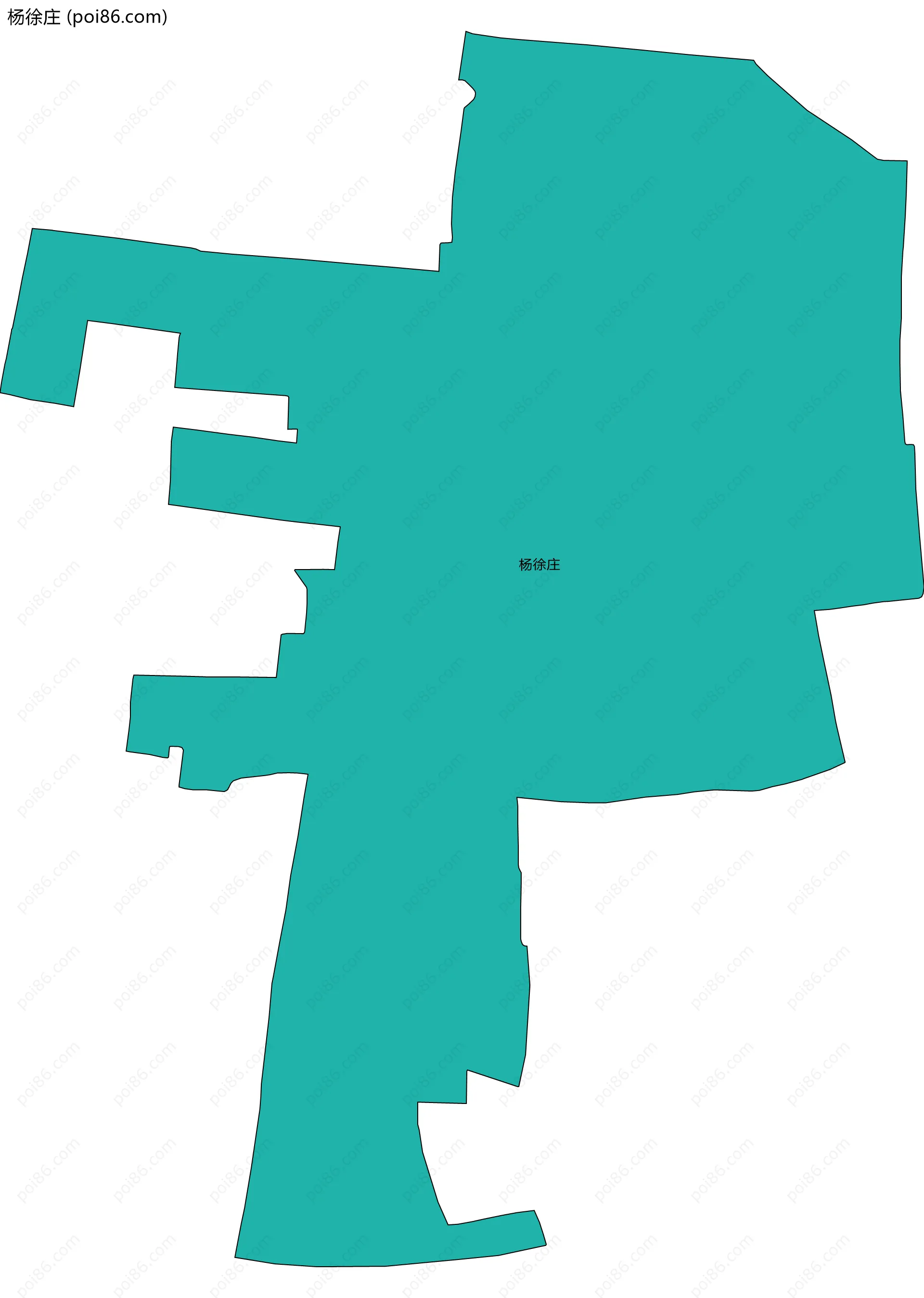 杨徐庄边界地图