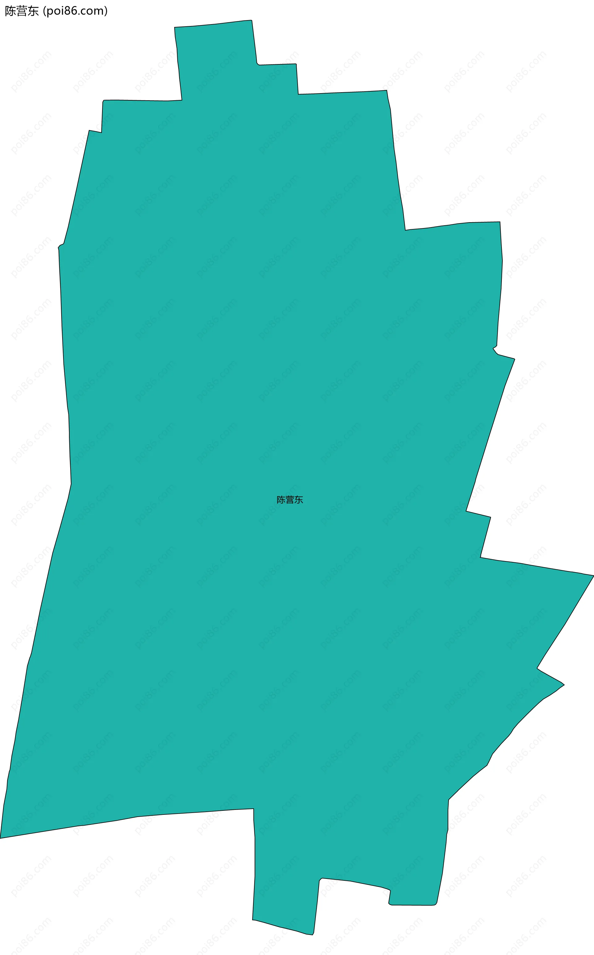 陈营东边界地图