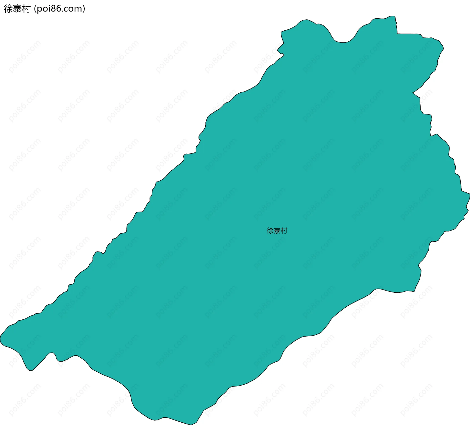 徐寨村边界地图