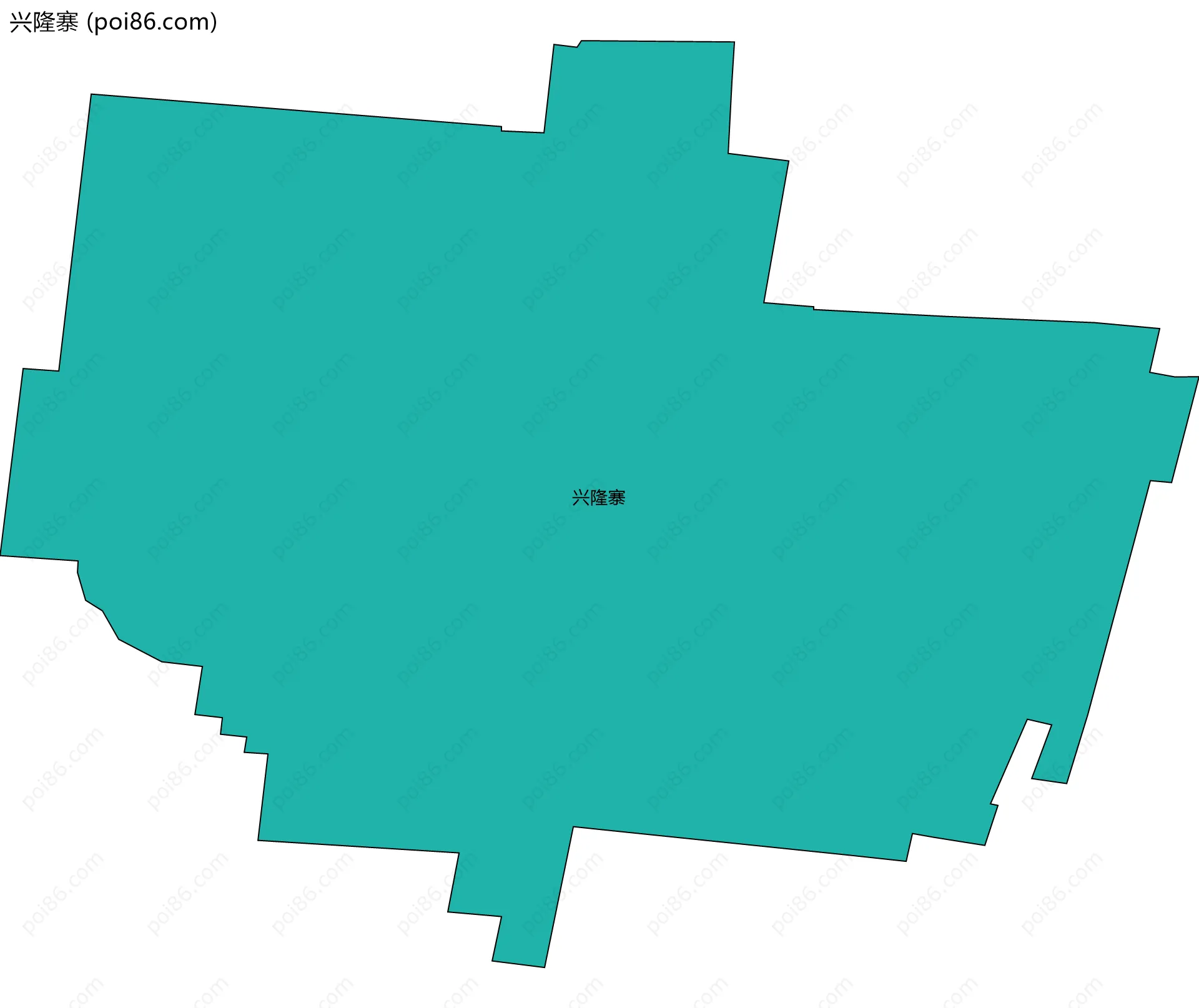 兴隆寨边界地图