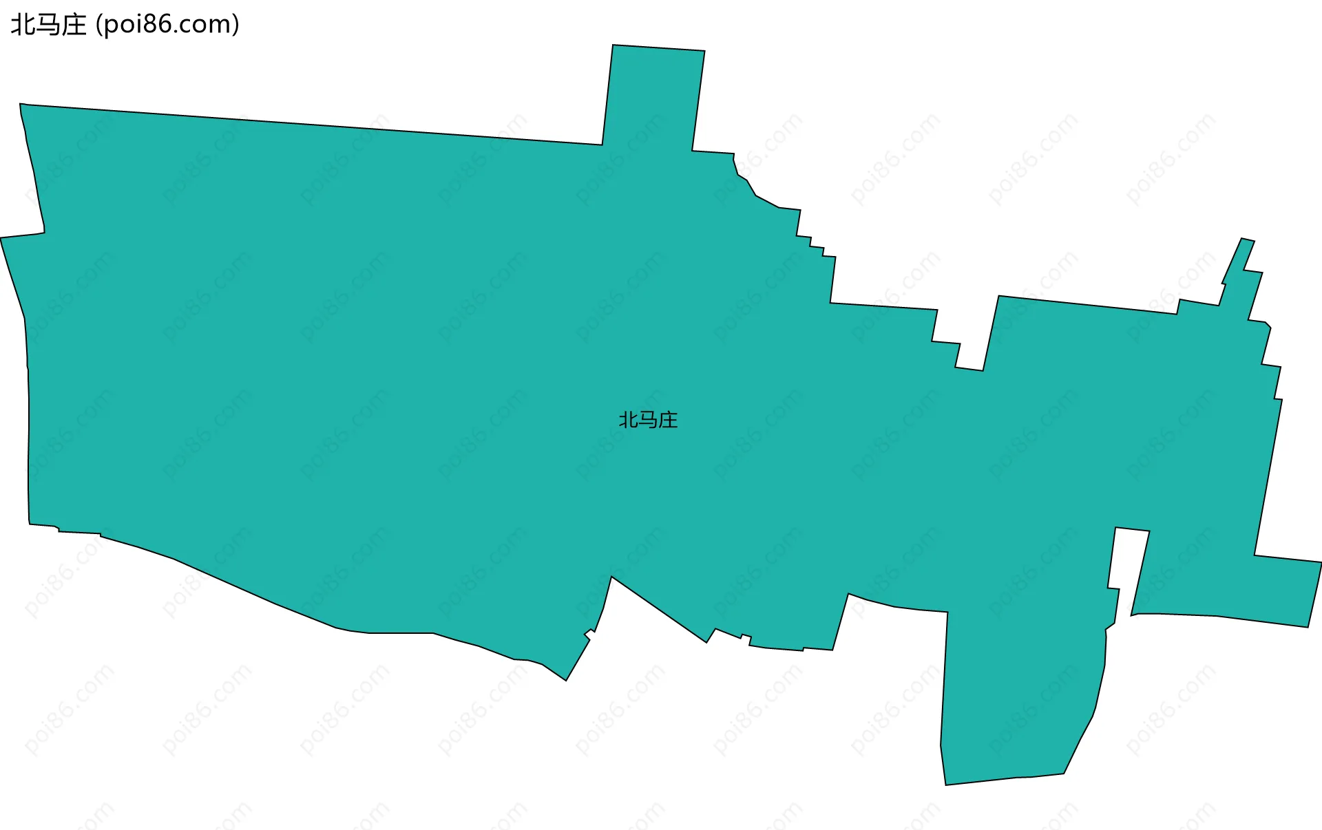 北马庄边界地图