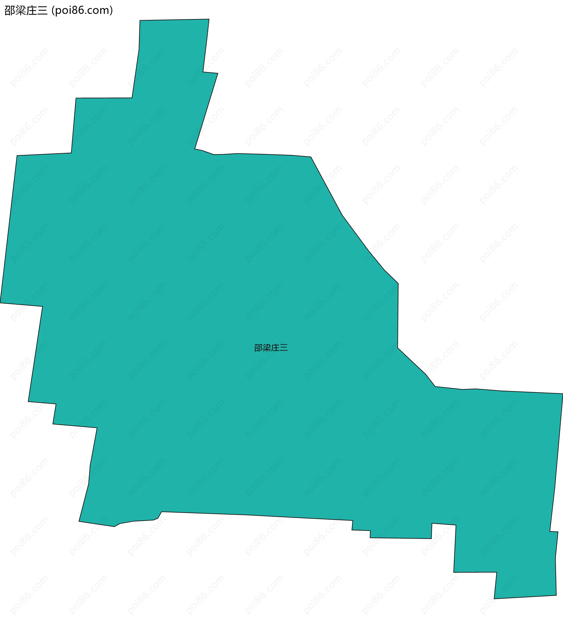 邵梁庄三边界地图