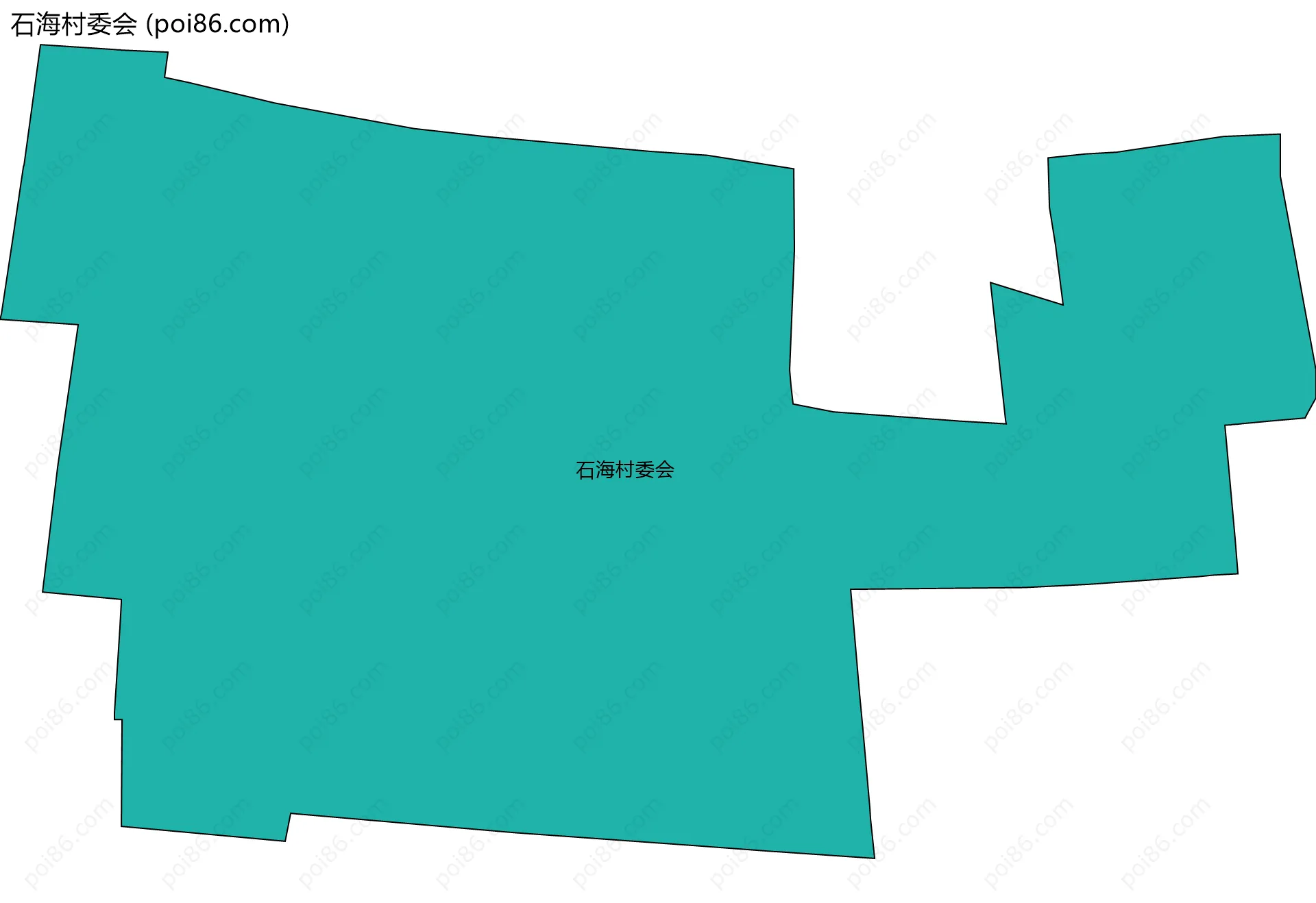 石海村委会边界地图