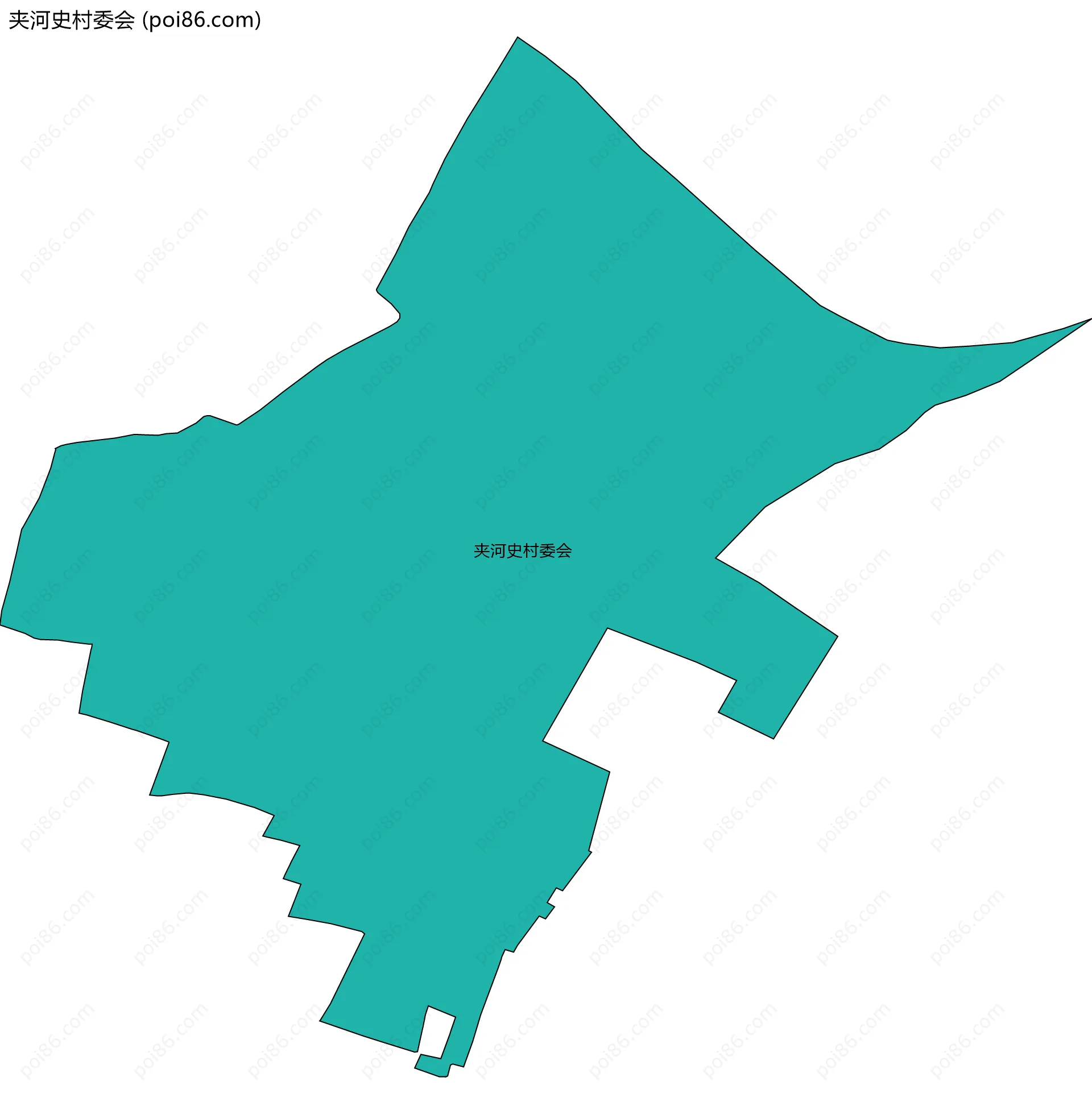 夹河史村委会边界地图