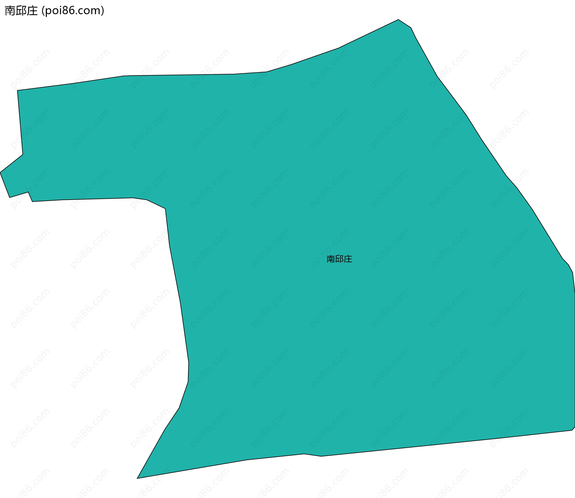 南邱庄边界地图