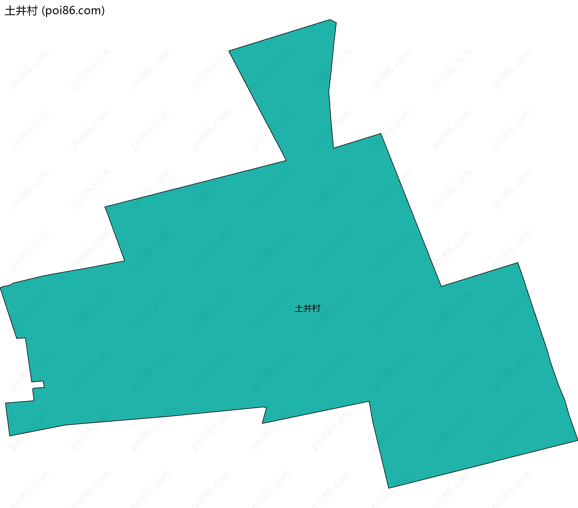 土井村边界地图