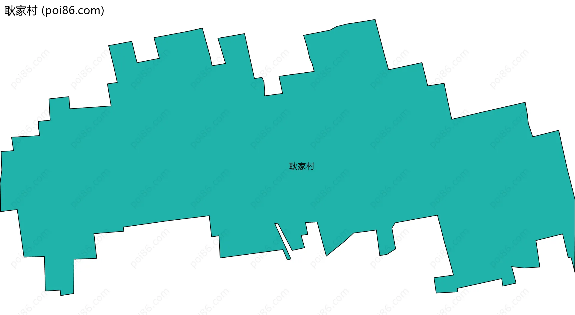 耿家村边界地图