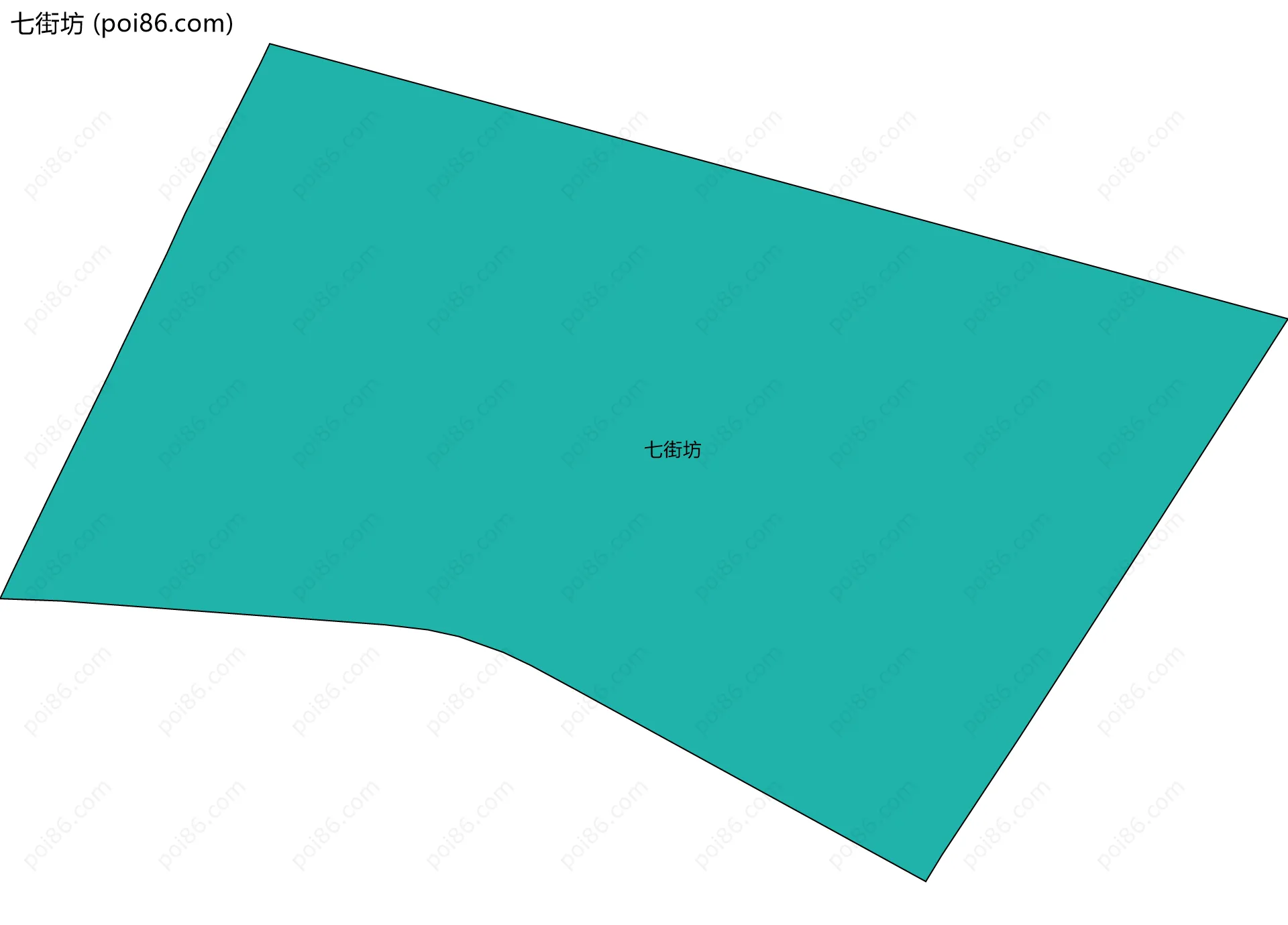 七街坊边界地图