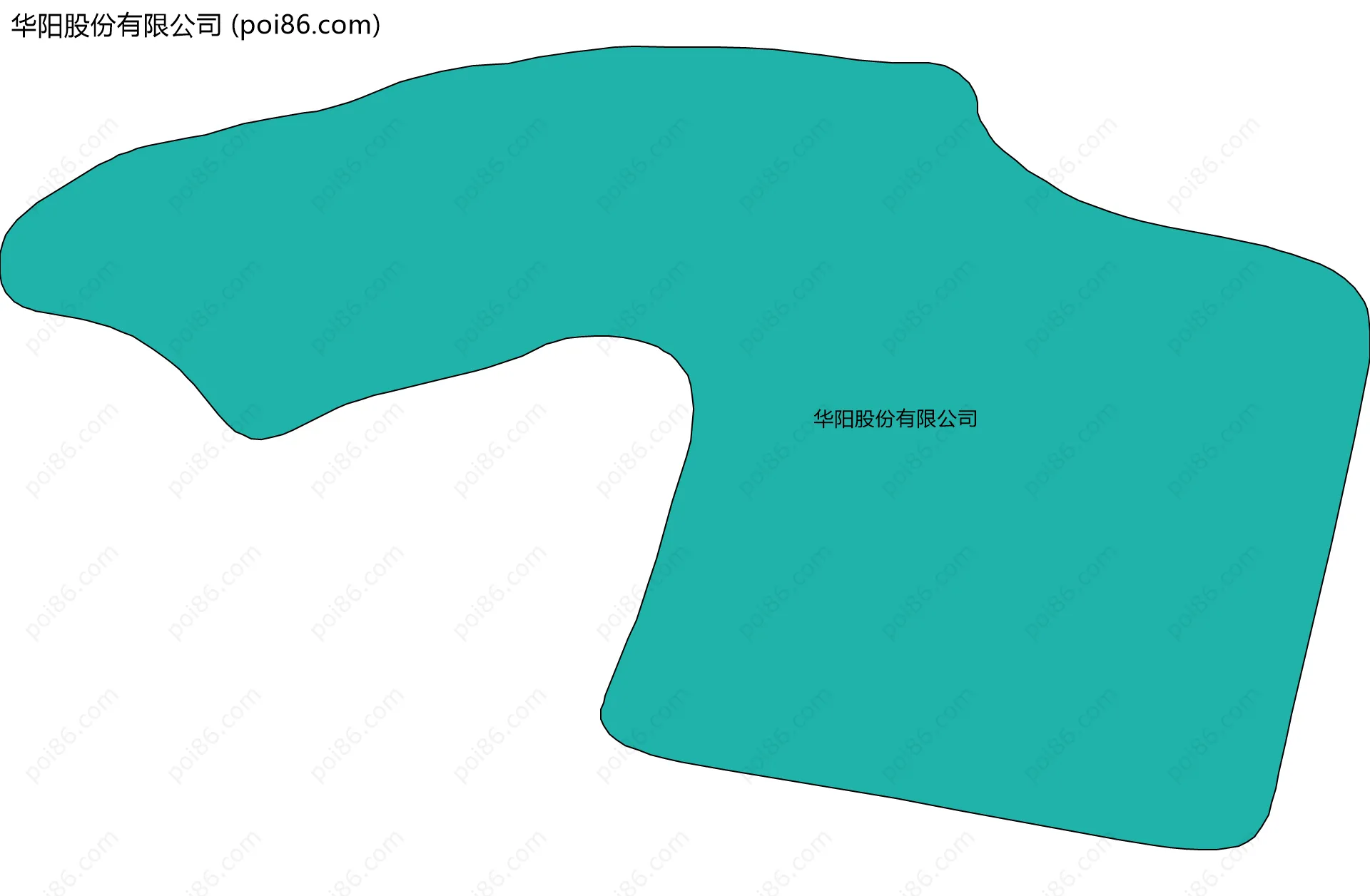 华阳股份有限公司边界地图