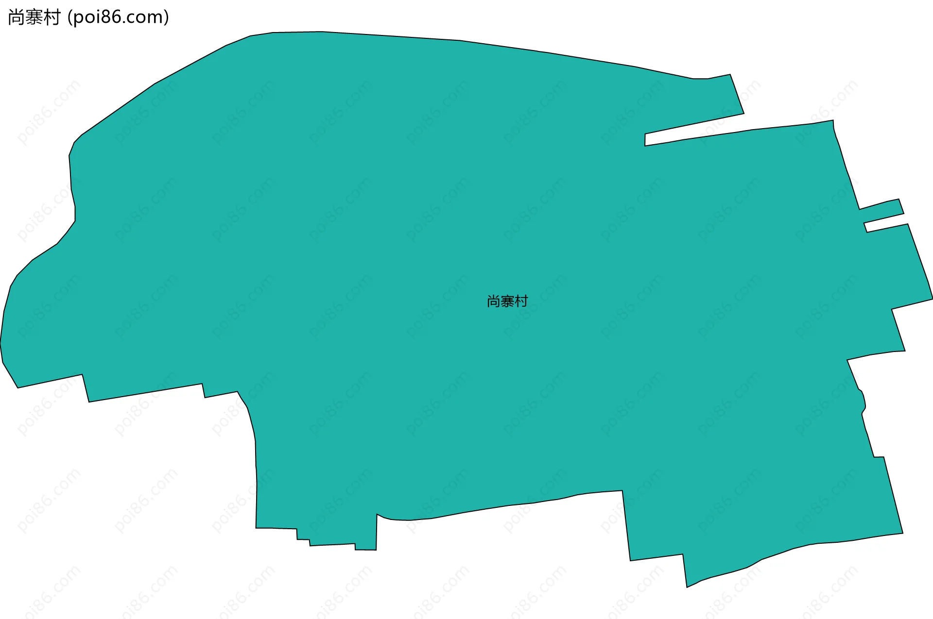尚寨村边界地图