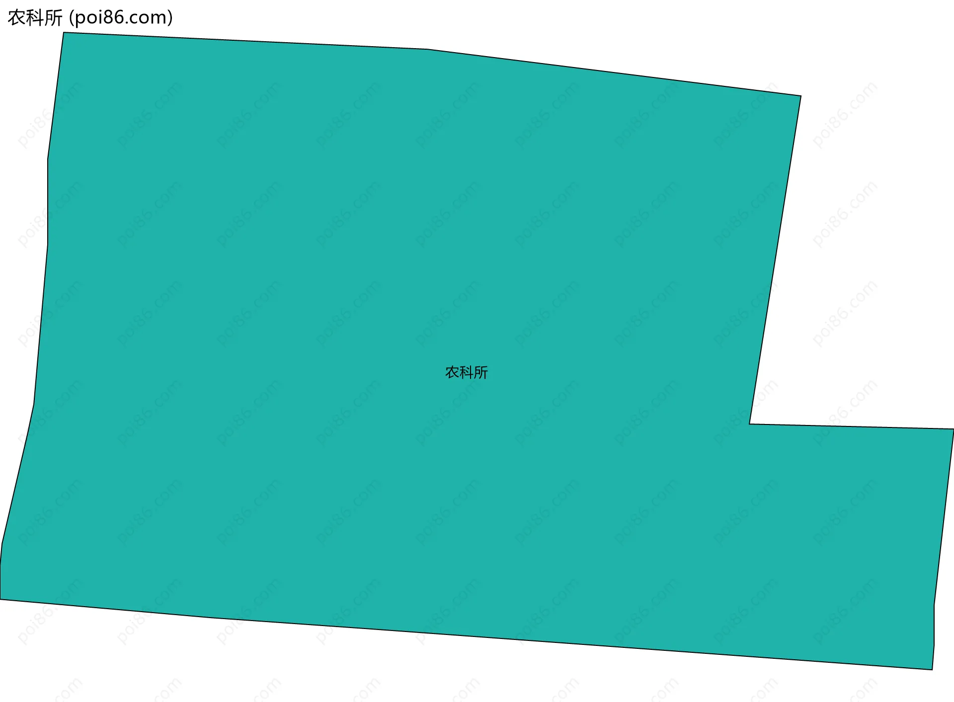 农科所边界地图