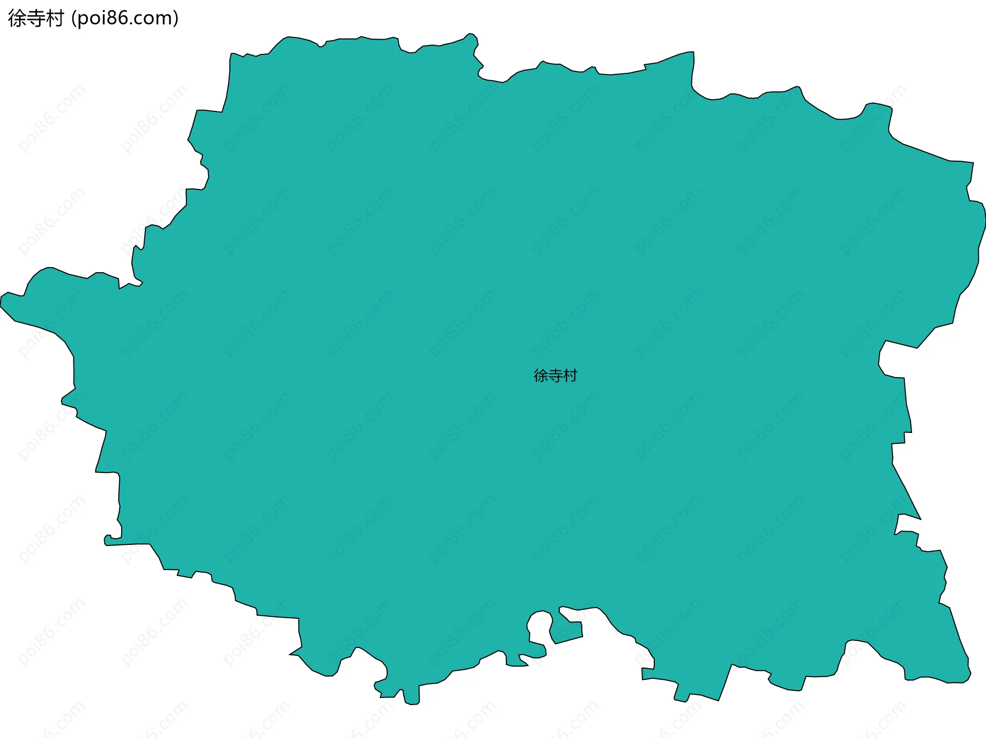 徐寺村边界地图