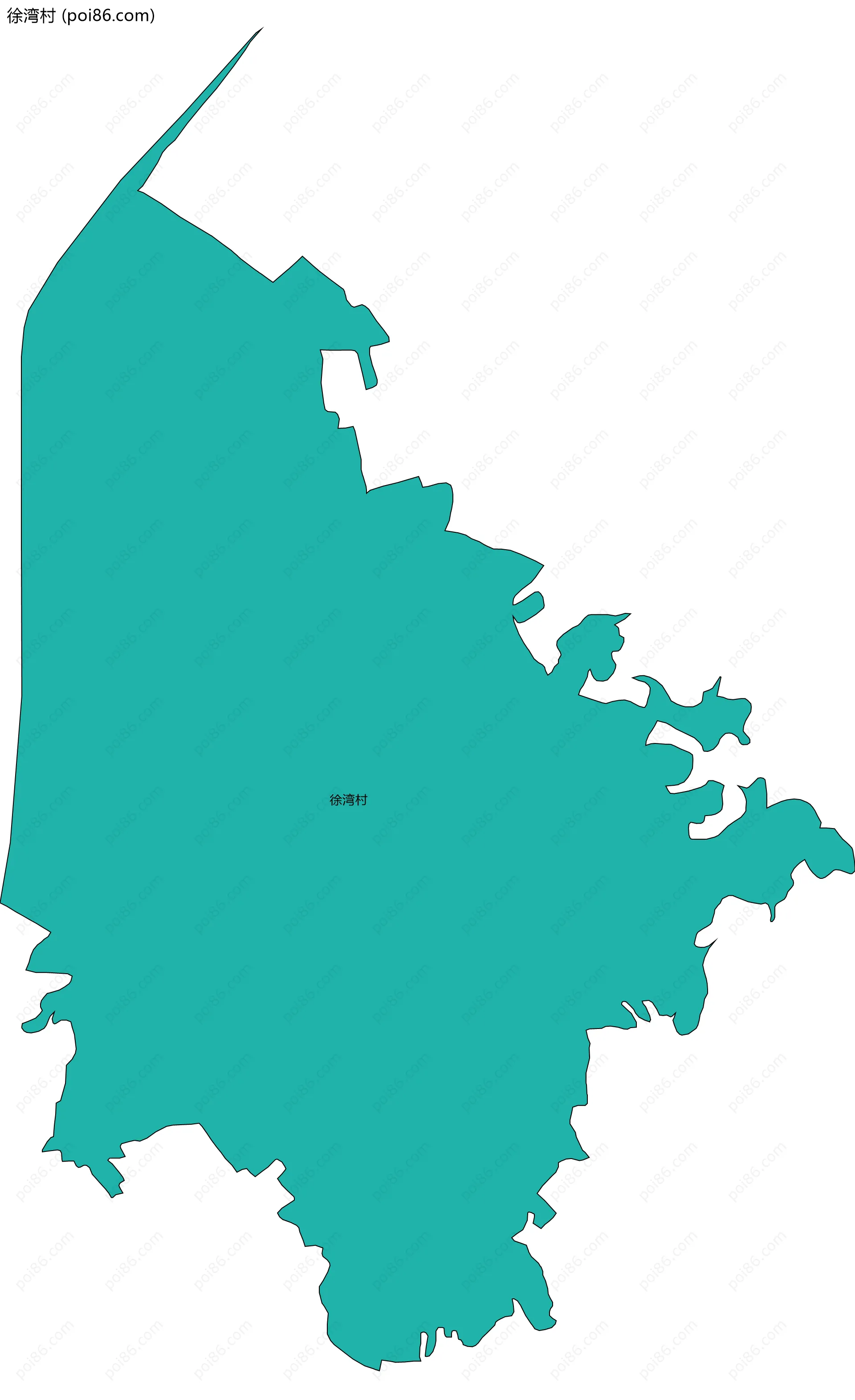 徐湾村边界地图