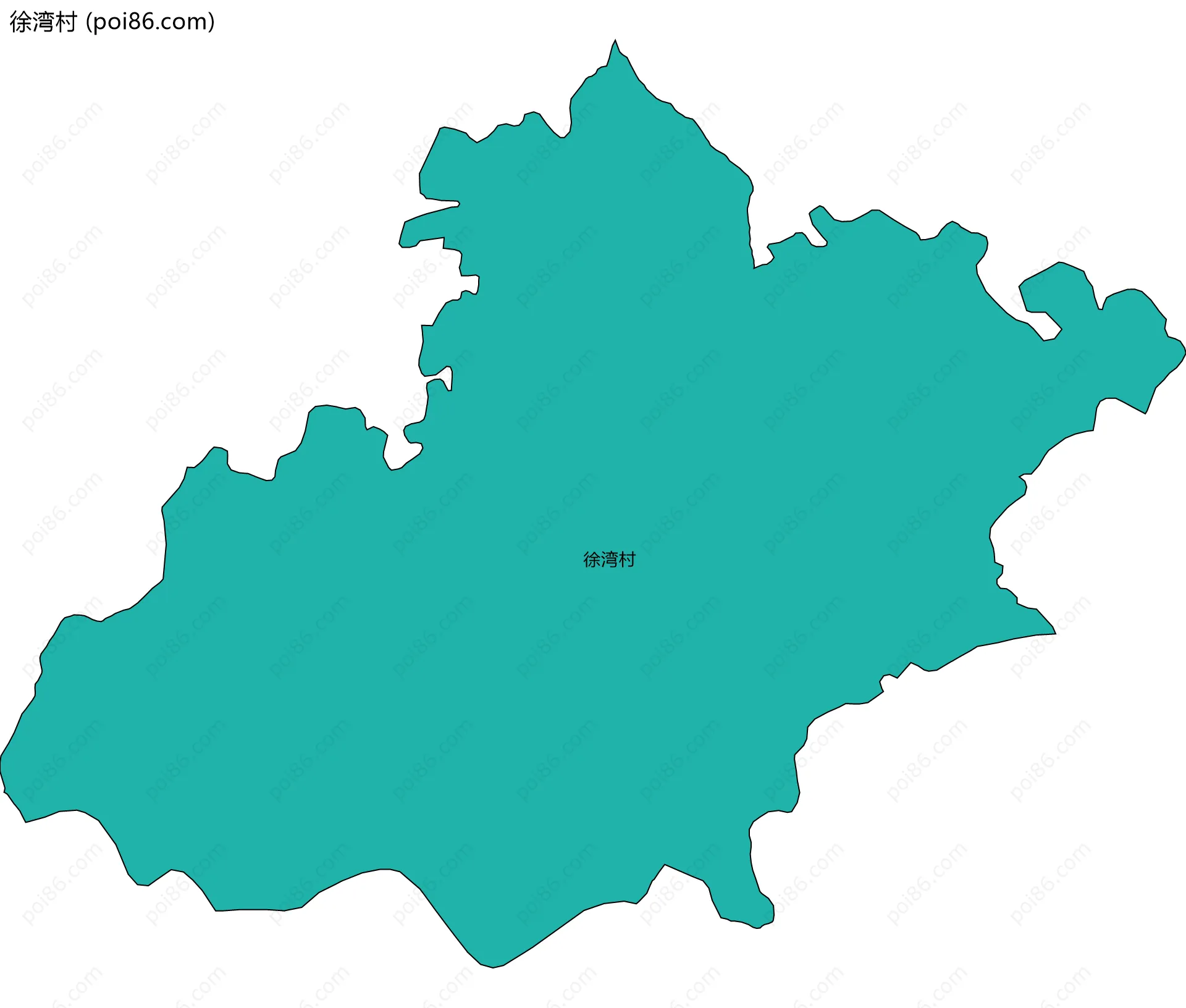 徐湾村边界地图