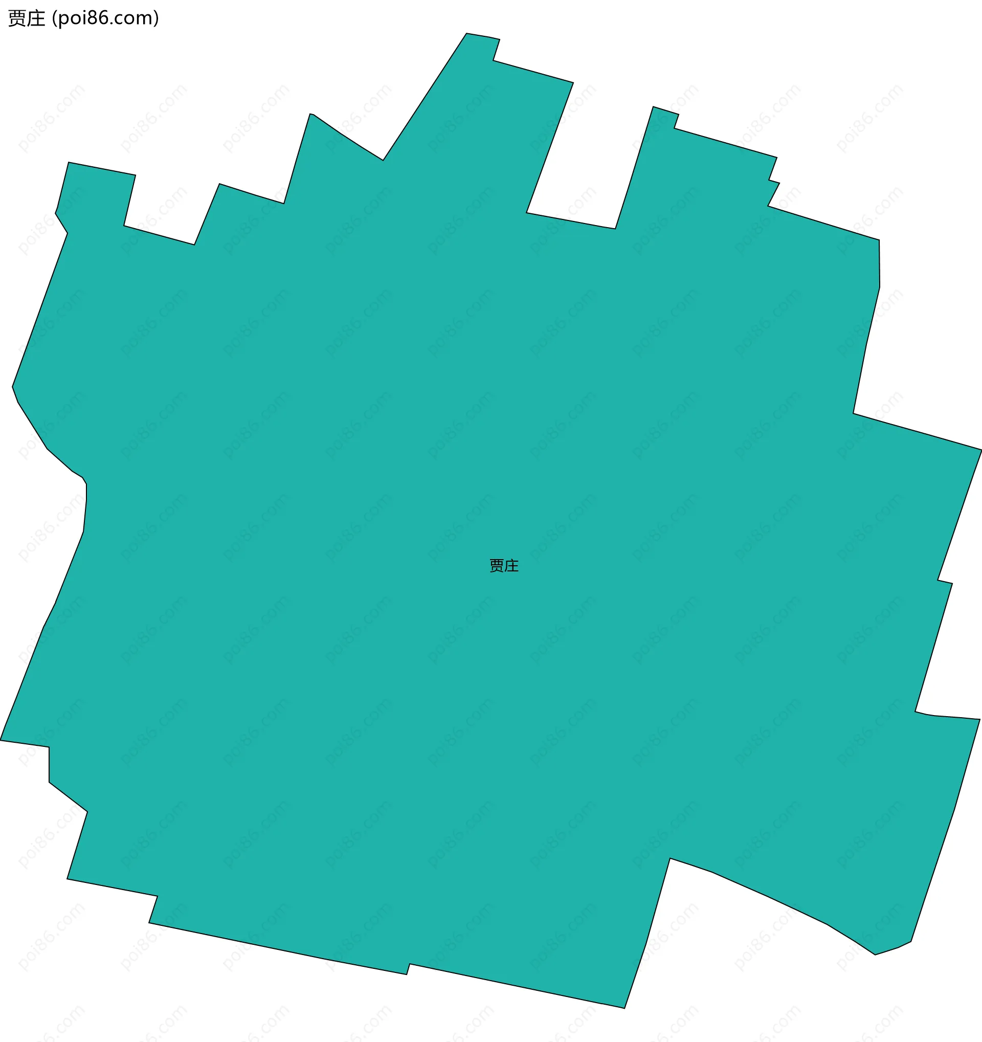 贾庄边界地图
