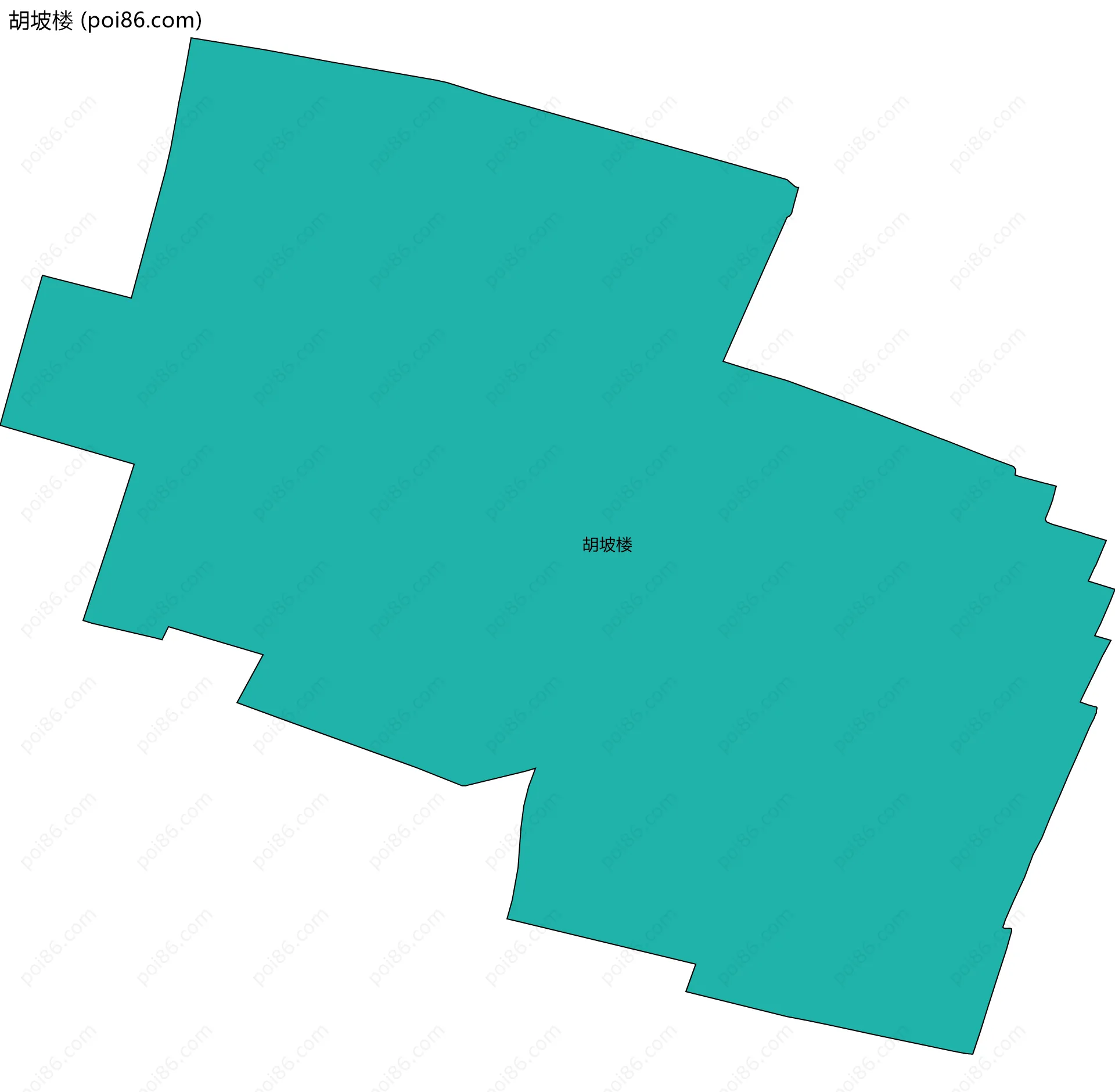 胡坡楼边界地图
