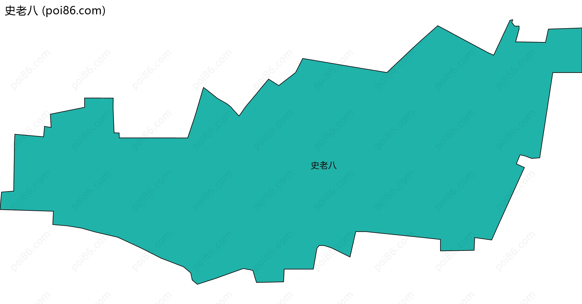 史老八边界地图