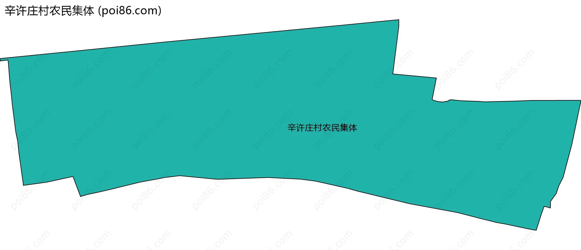 辛许庄村农民集体边界地图