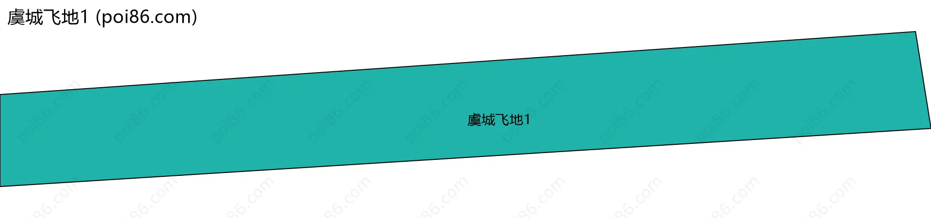 虞城飞地1边界地图
