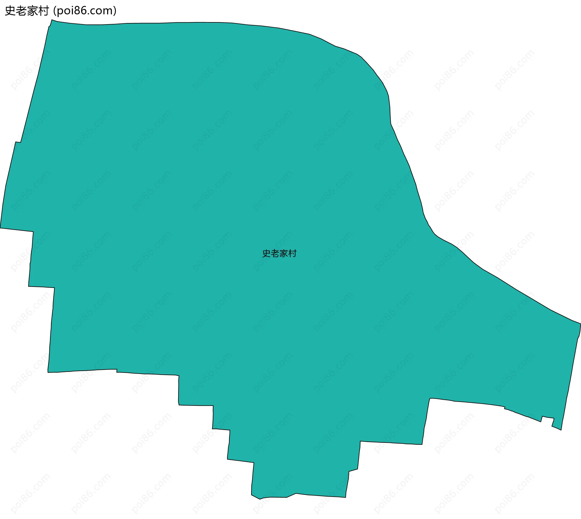 史老家村边界地图