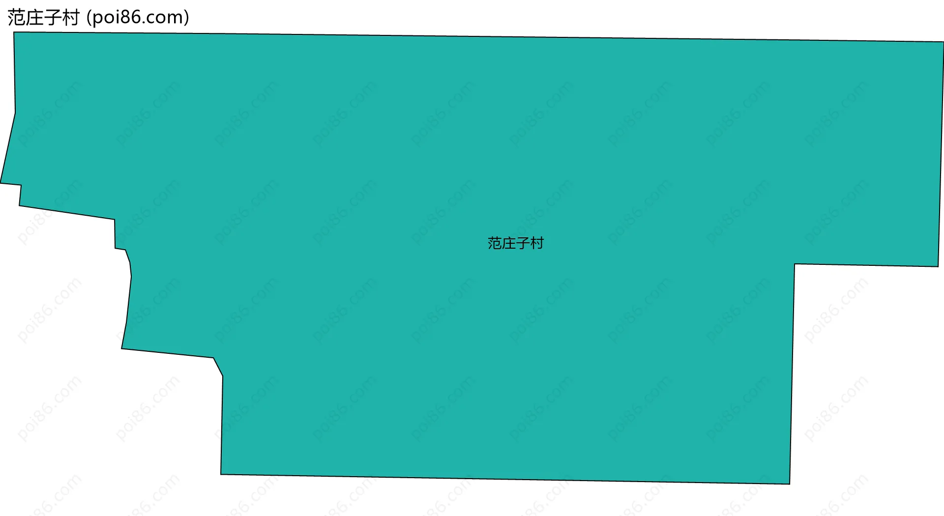 范庄子村边界地图