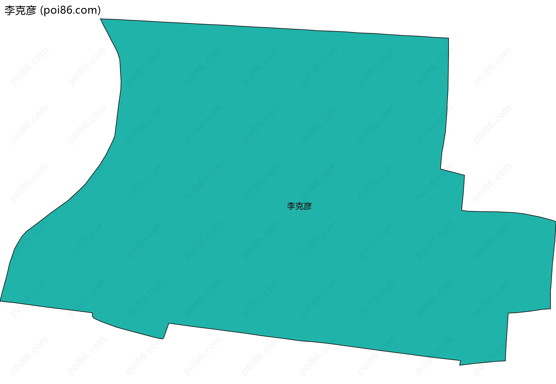 李克彦边界地图