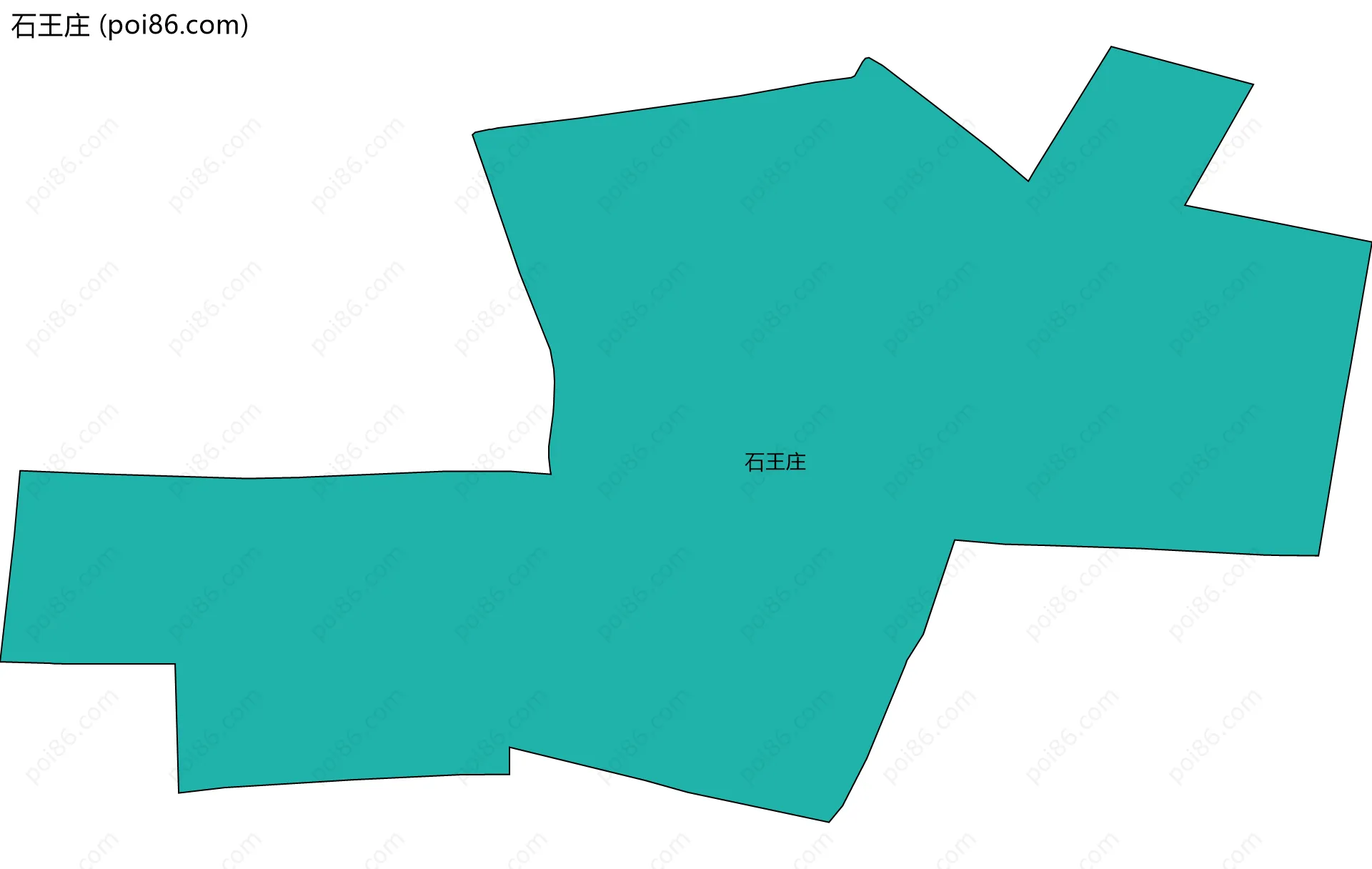 石王庄边界地图