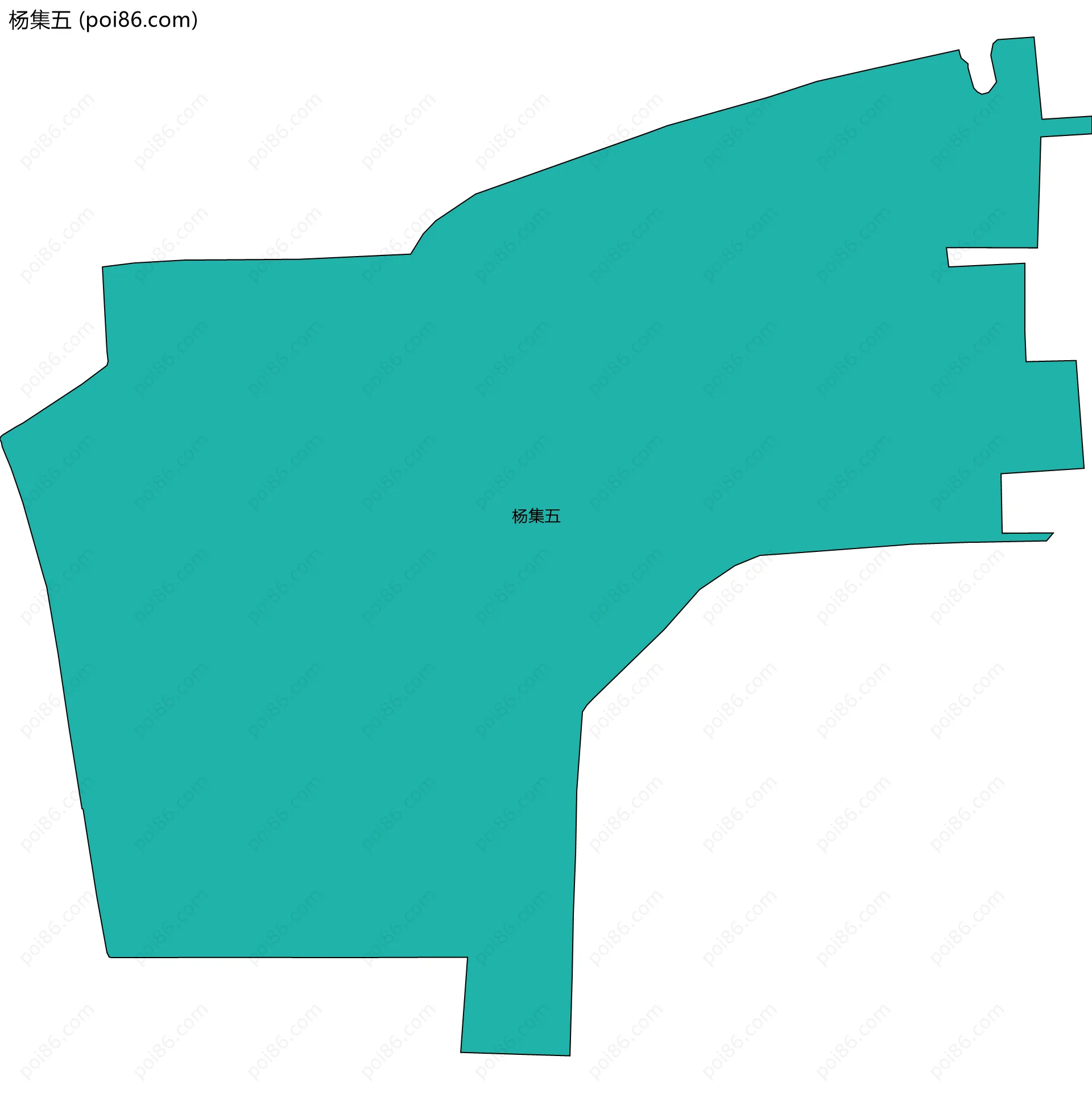 杨集五边界地图