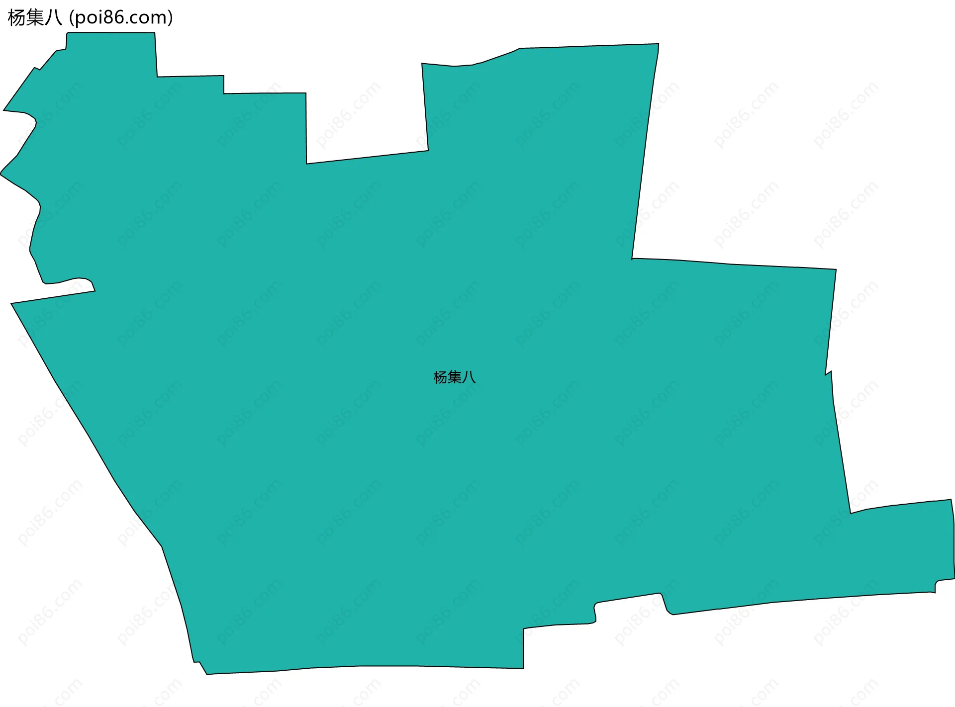 杨集八边界地图