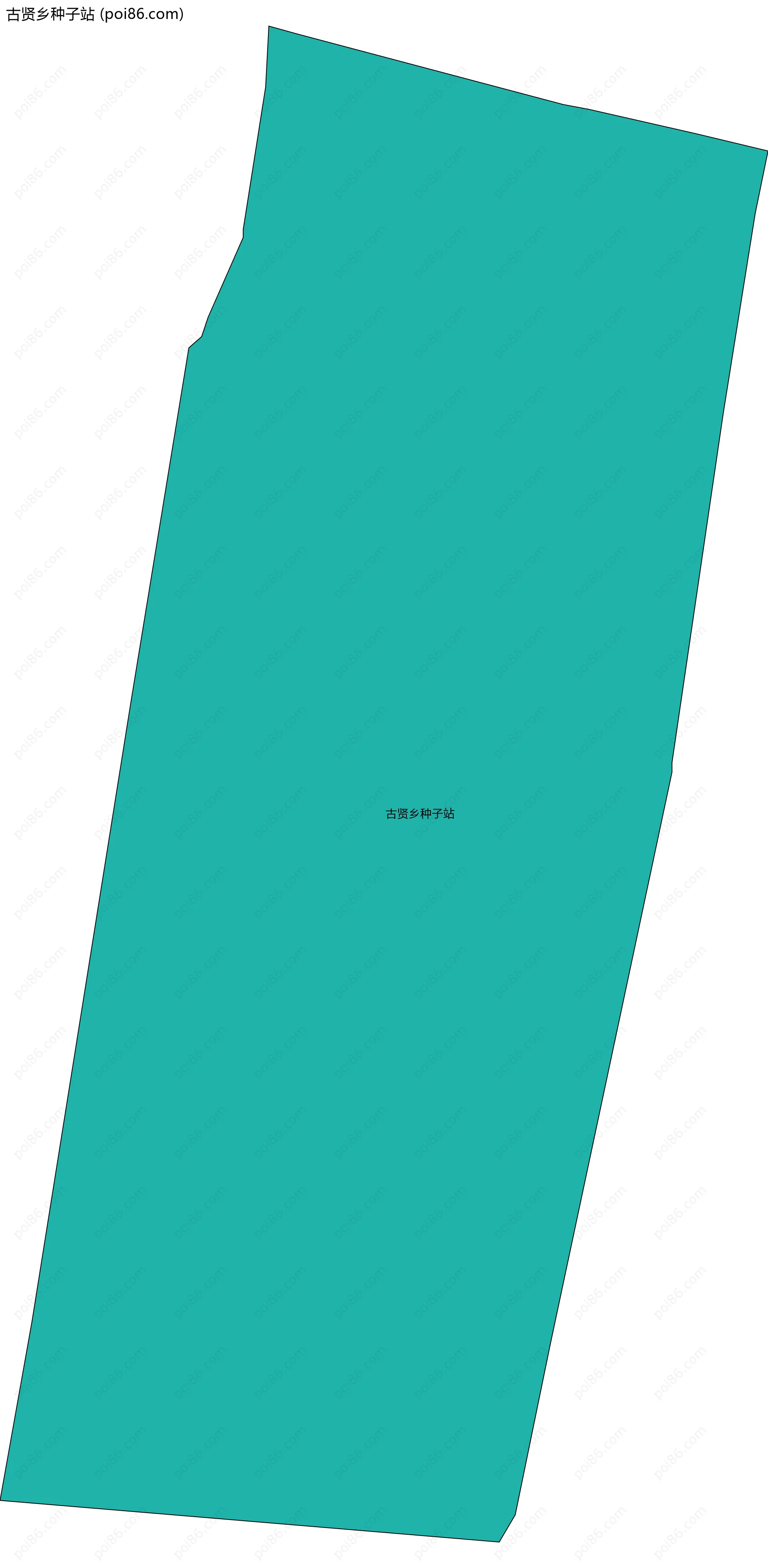 古贤乡种子站边界地图