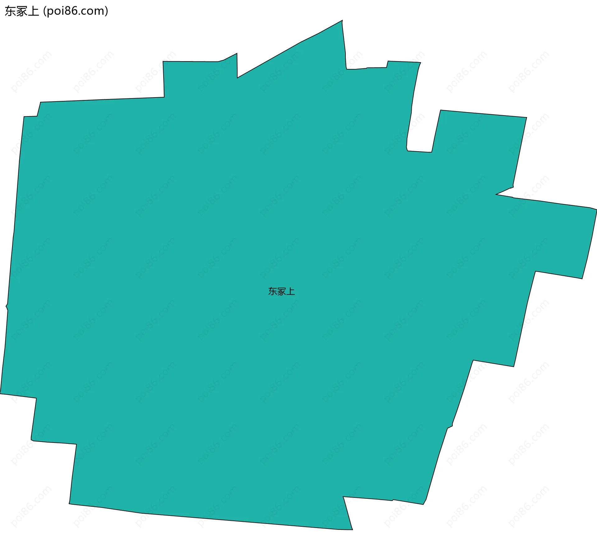 东冢上边界地图