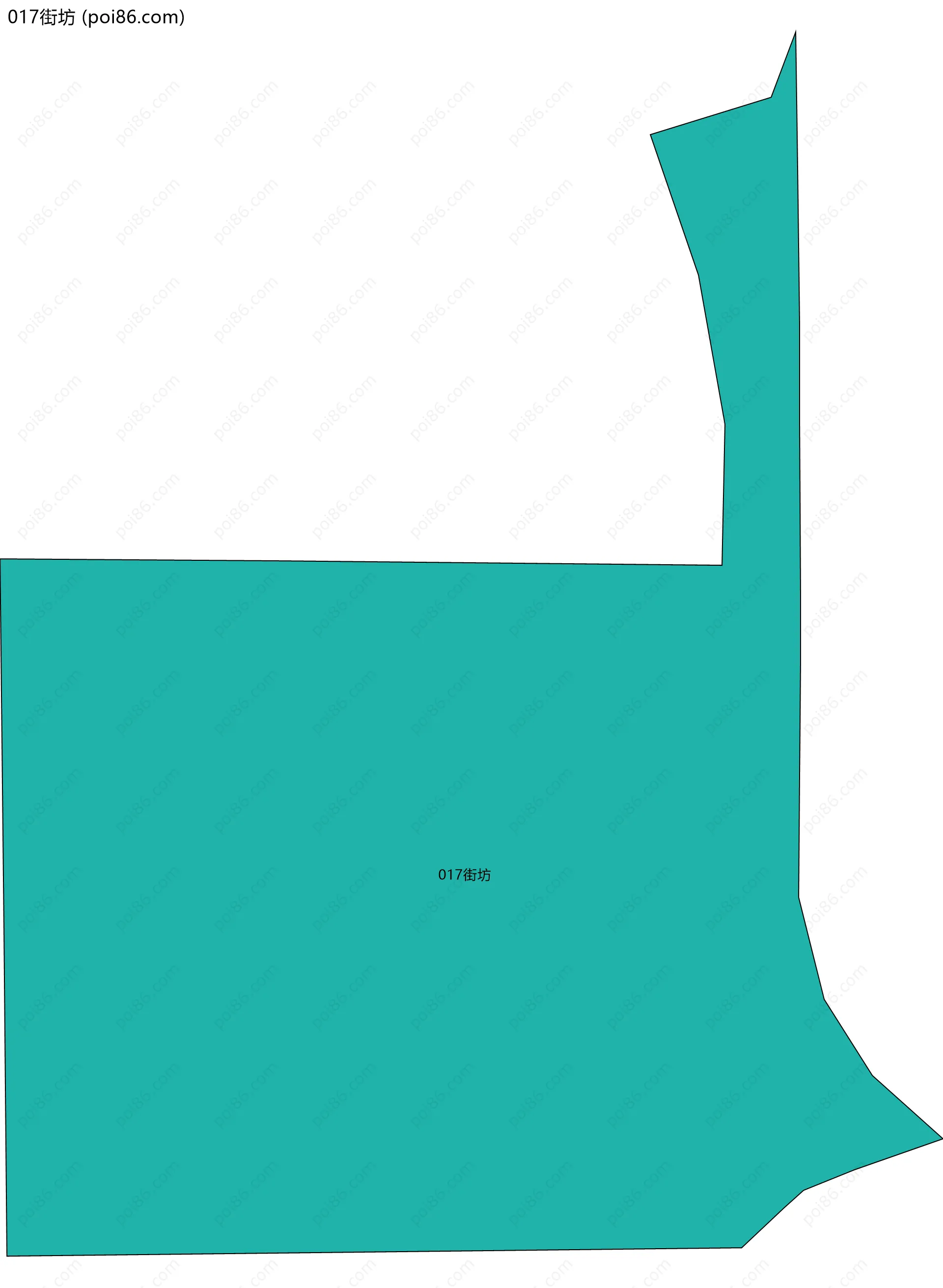 017街坊边界地图