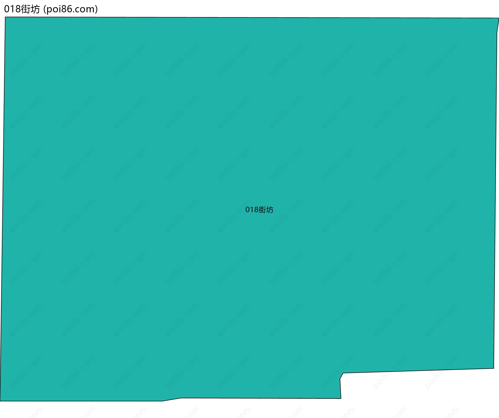 018街坊边界地图