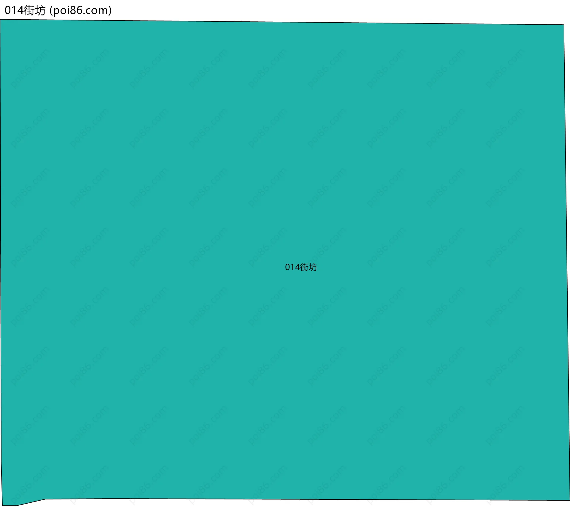 014街坊边界地图