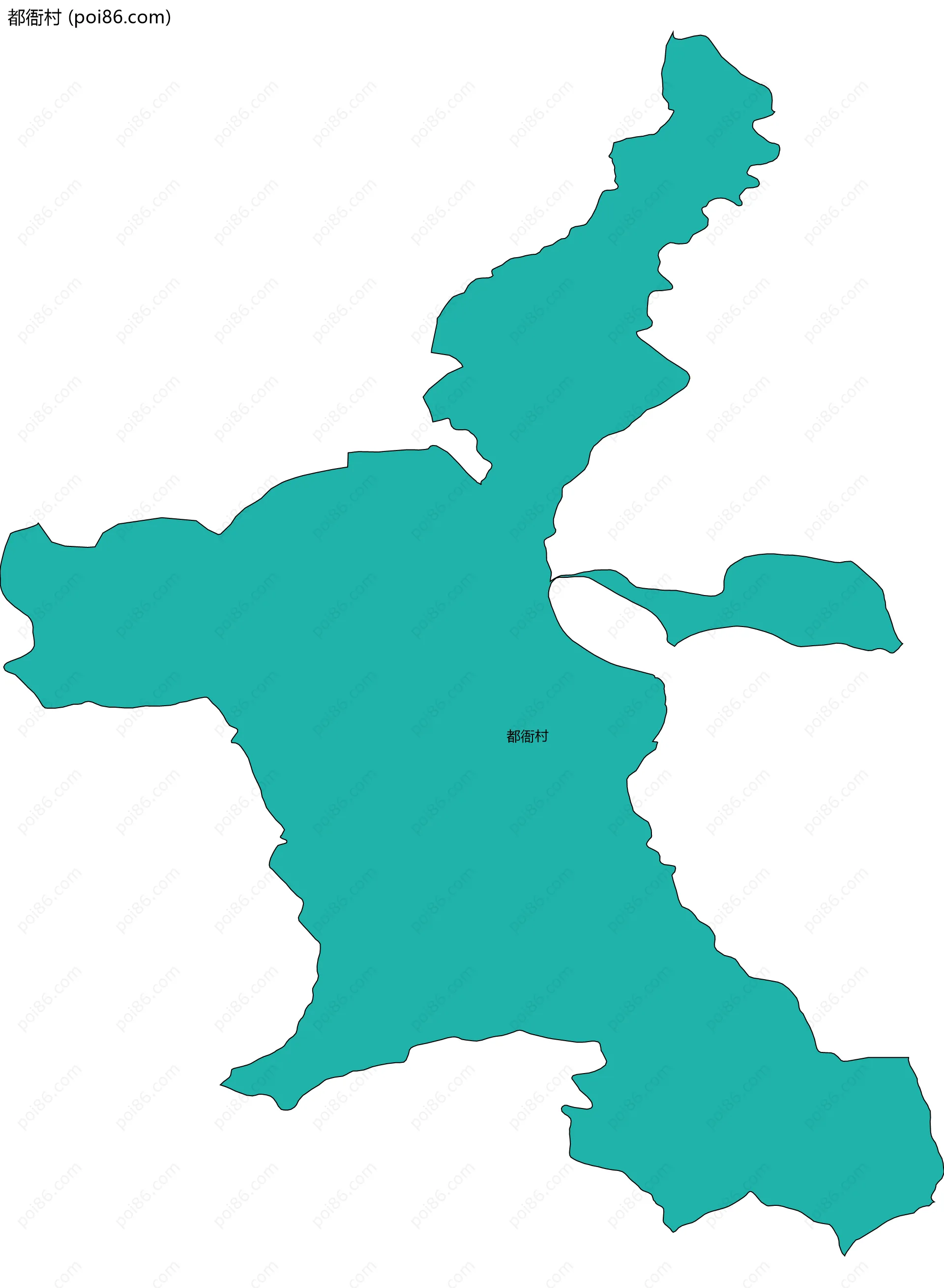 都衙村边界地图