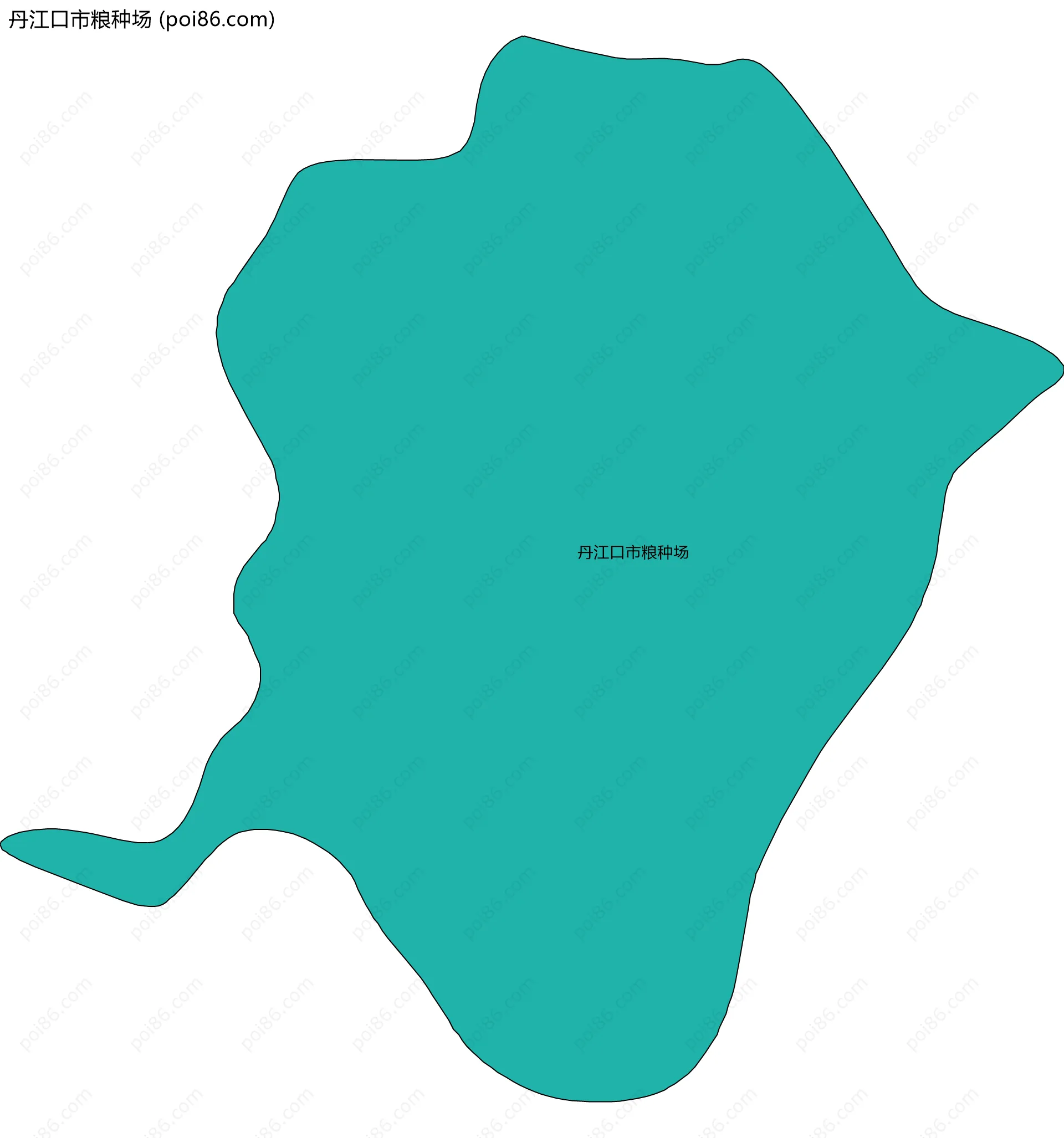 丹江口市粮种场边界地图