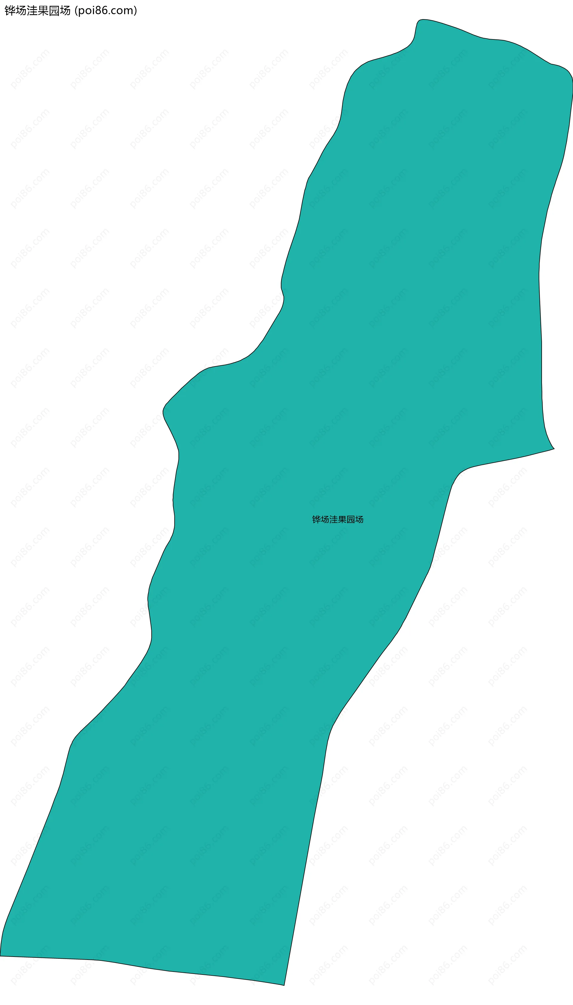 铧场洼果园场边界地图