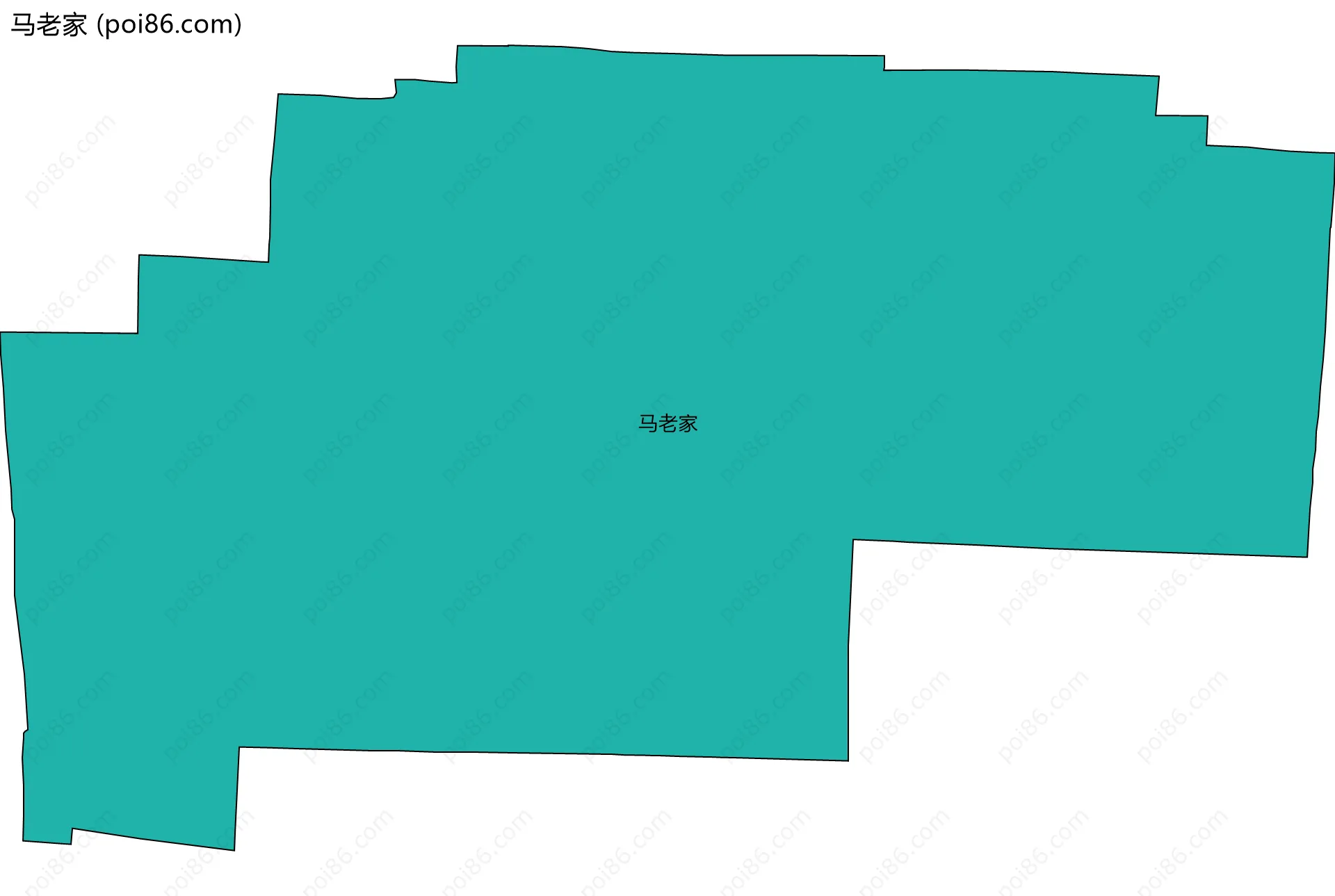 马老家边界地图