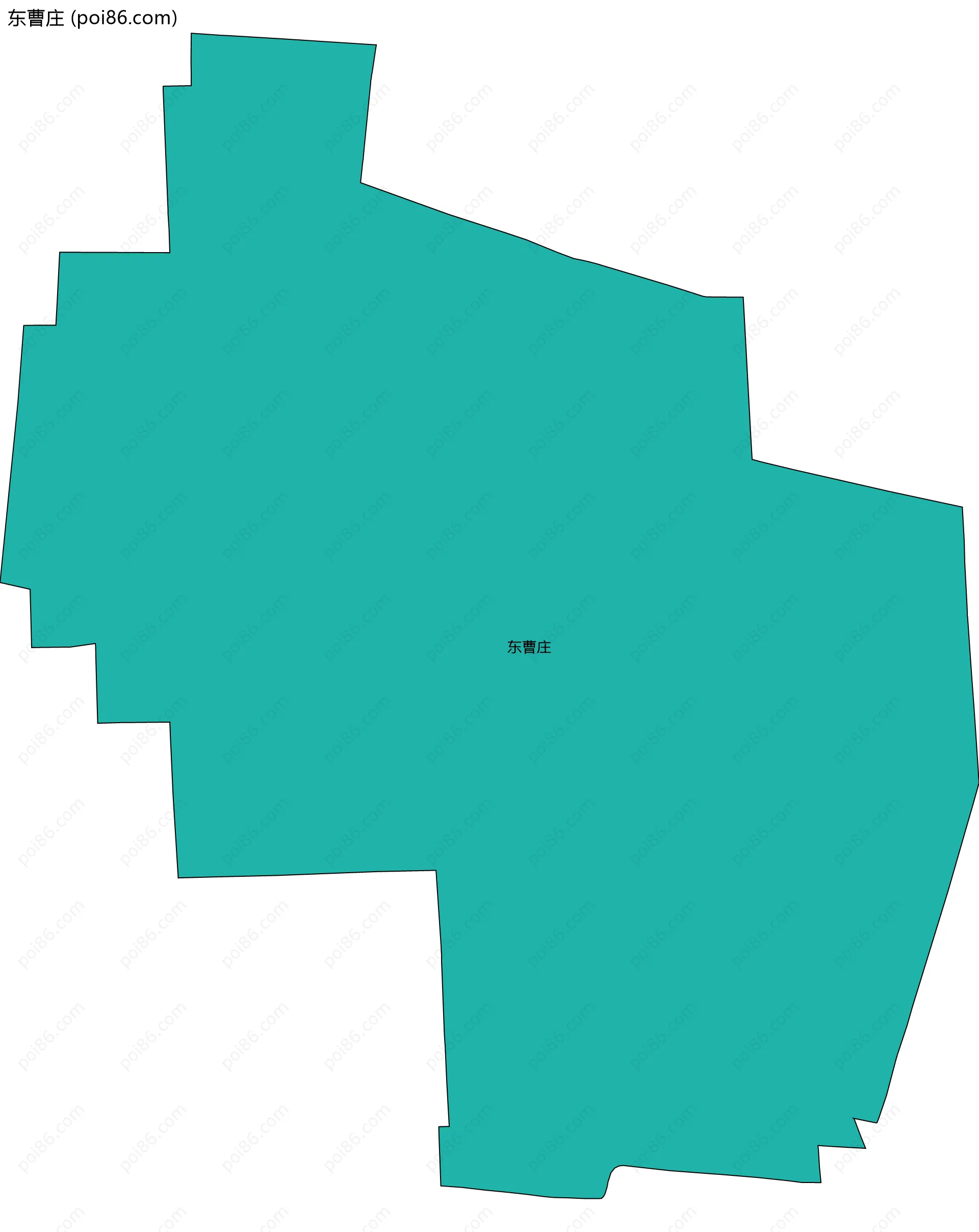 东曹庄边界地图