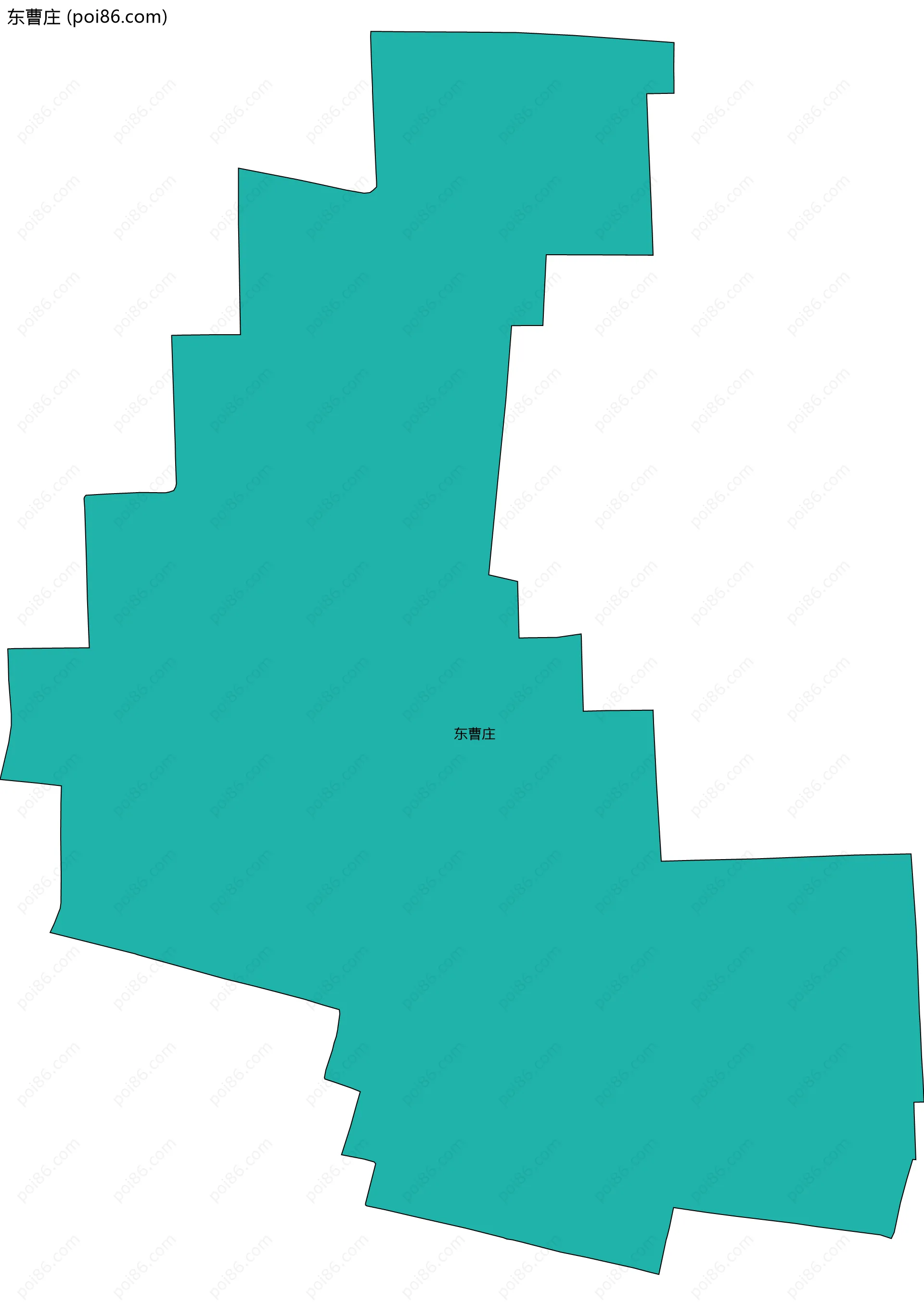 东曹庄边界地图