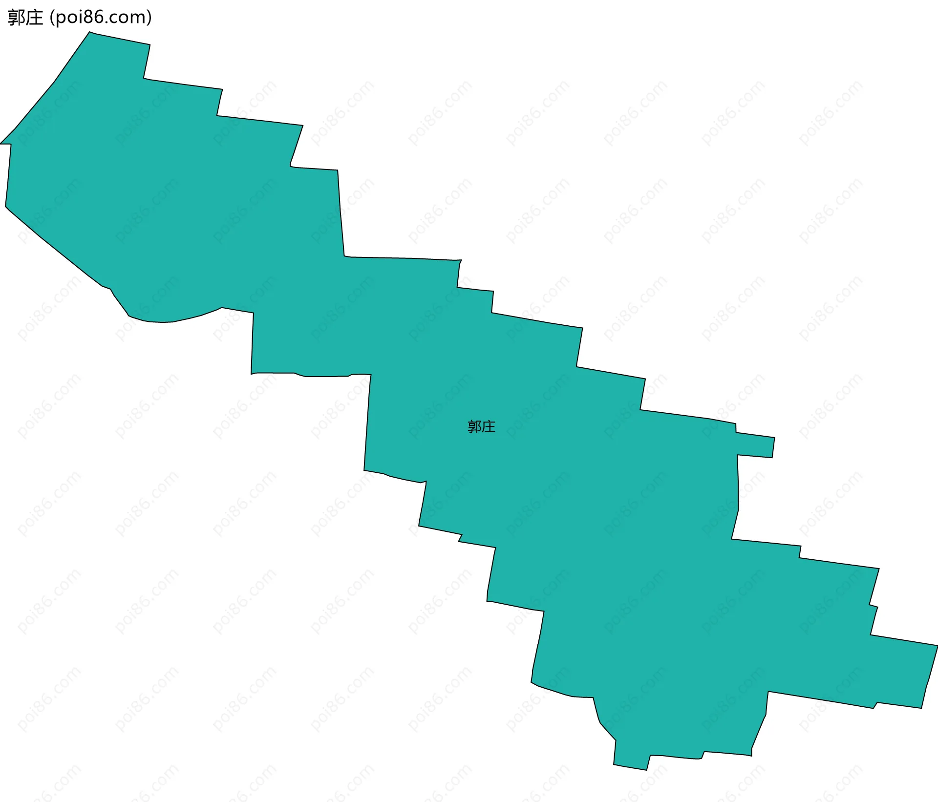 郭庄边界地图