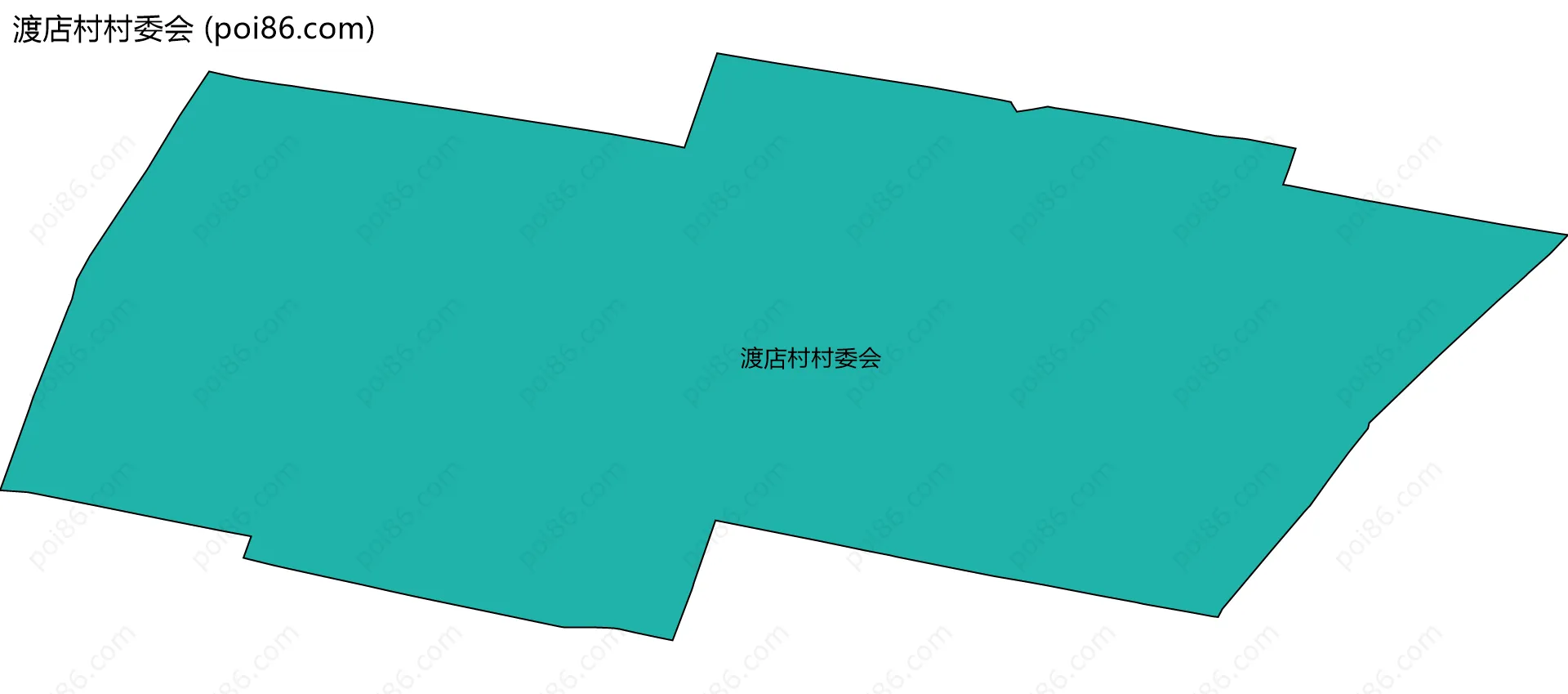 渡店村村委会边界地图