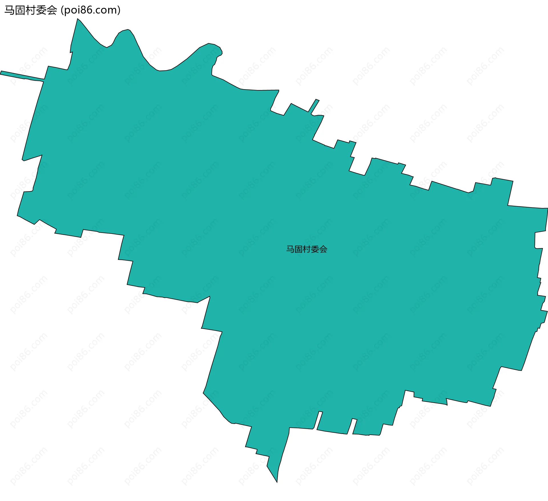 马固村委会边界地图