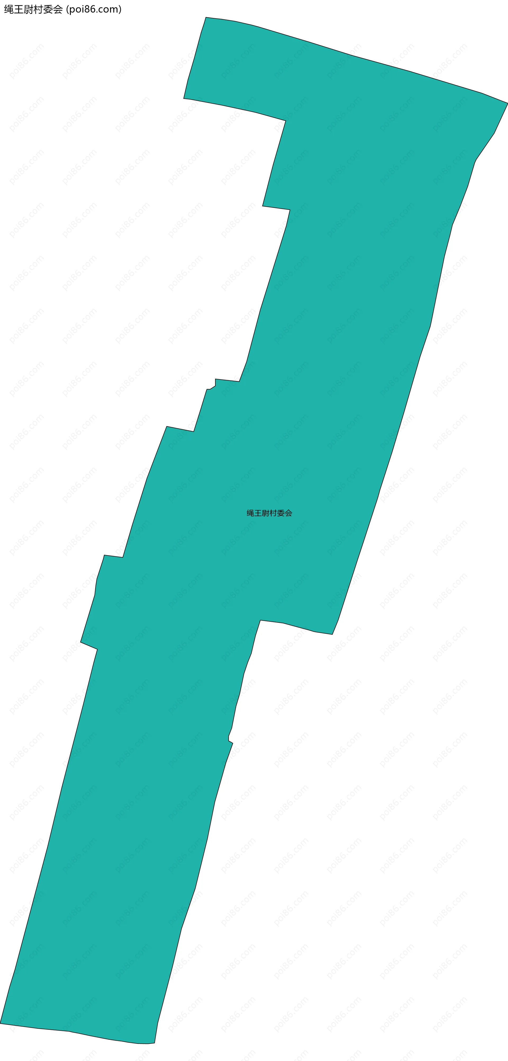 绳王尉村委会边界地图